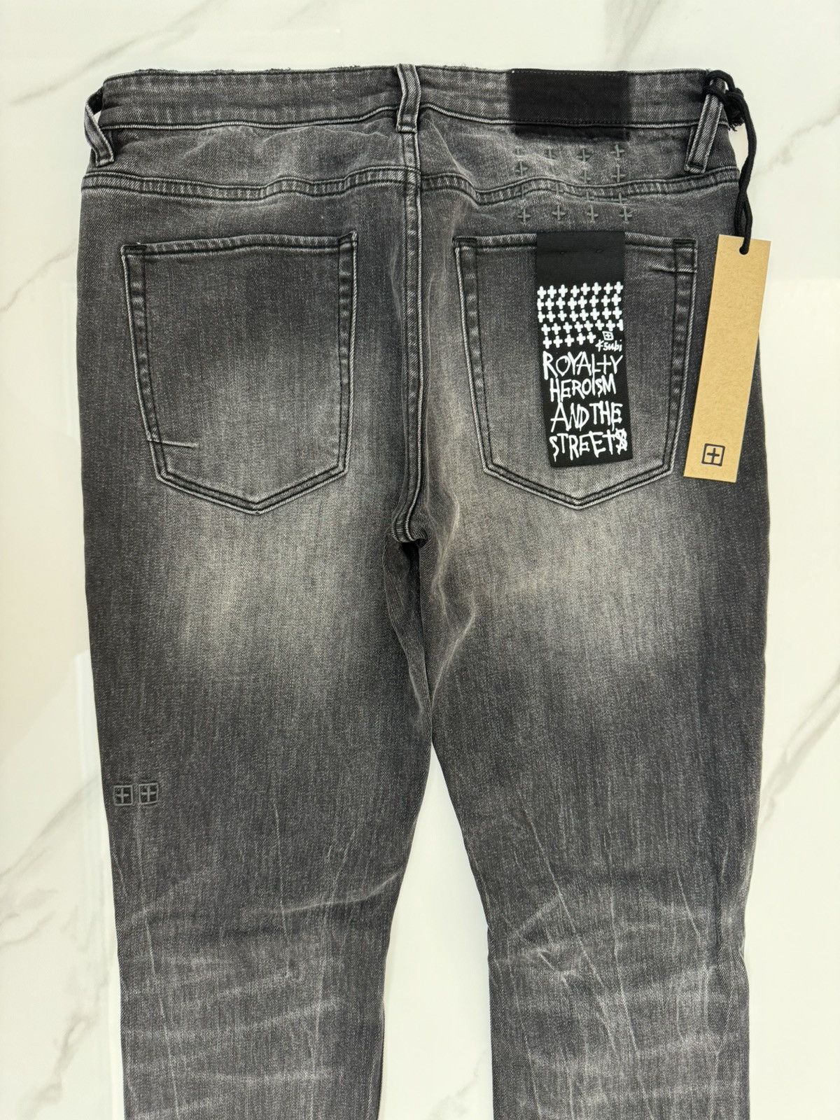 Ksubi Van Winkle Chamber side zip skinny fit jeans Size US 32 / EU 48 - 2 Thumbnail