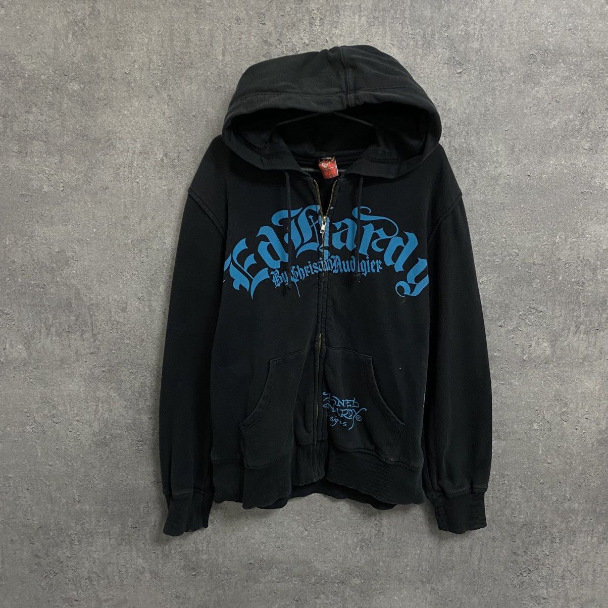 Ed Hardy VINTAGE Y2K ED HARDY ZIP HOODIE ALL OVER PRINTED Size US L / EU 52-54 / 3 - 2 Thumbnail