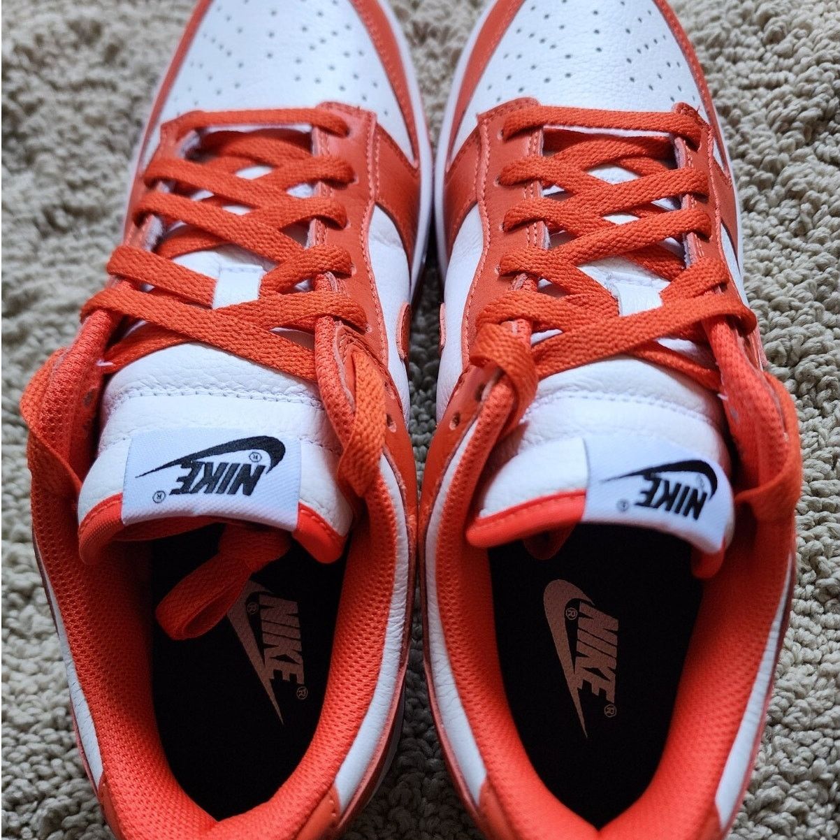 Nike Nike By You Dunk Low Retro Orange White Brand New Sz 9 Size US 9 / EU 42 - 5 Thumbnail