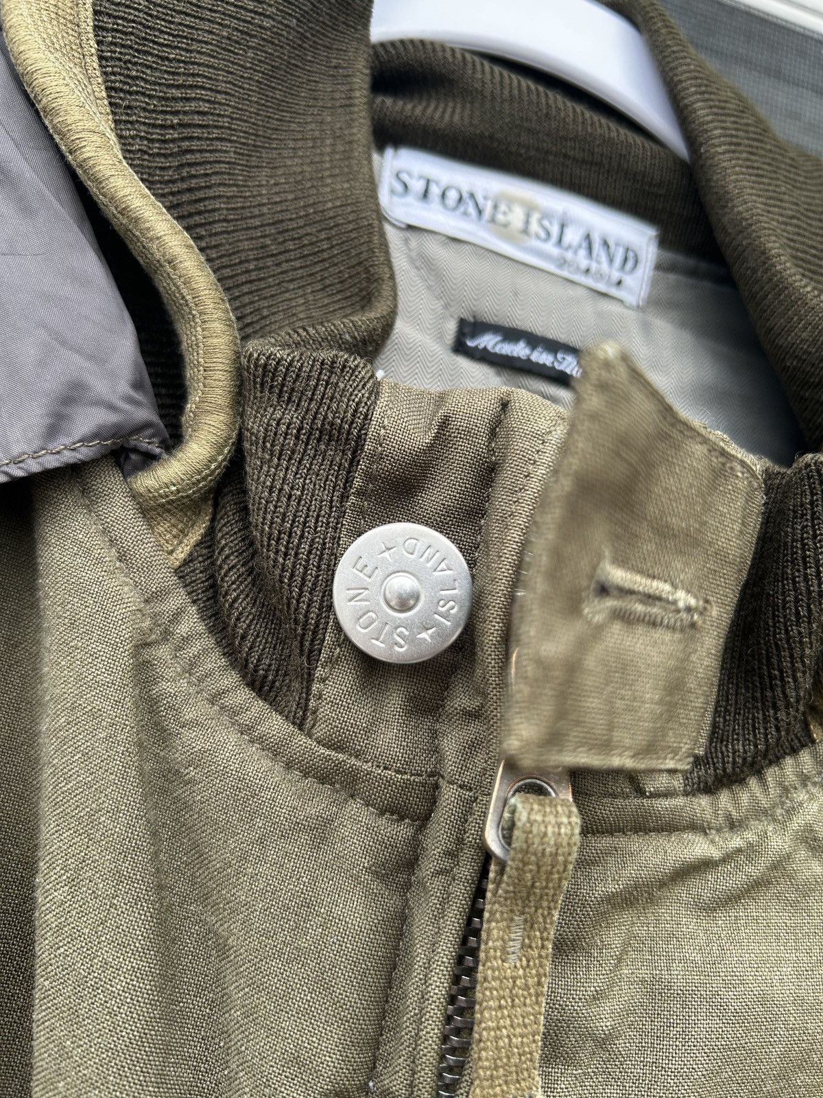 Stone Island Stone Island Jacket Green Vintage Size US XL / EU 56 / 4 - 4 Thumbnail