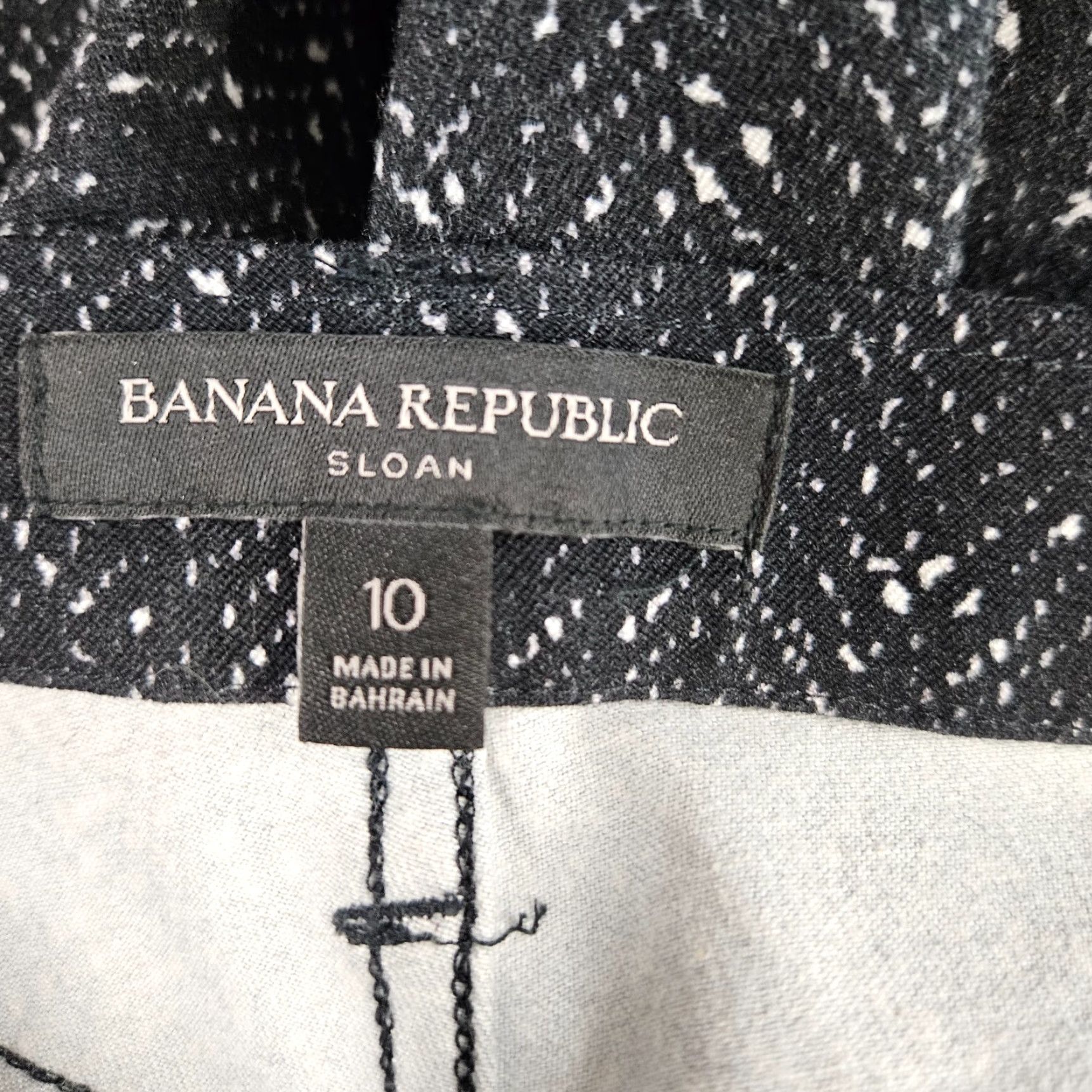 Banana Republic Banana Republic Sloan Pants Womens Sz 10 Black Skinny Flat Front Ankle Budget? Size 32" / US 10 / IT 46 - 7 Thumbnail