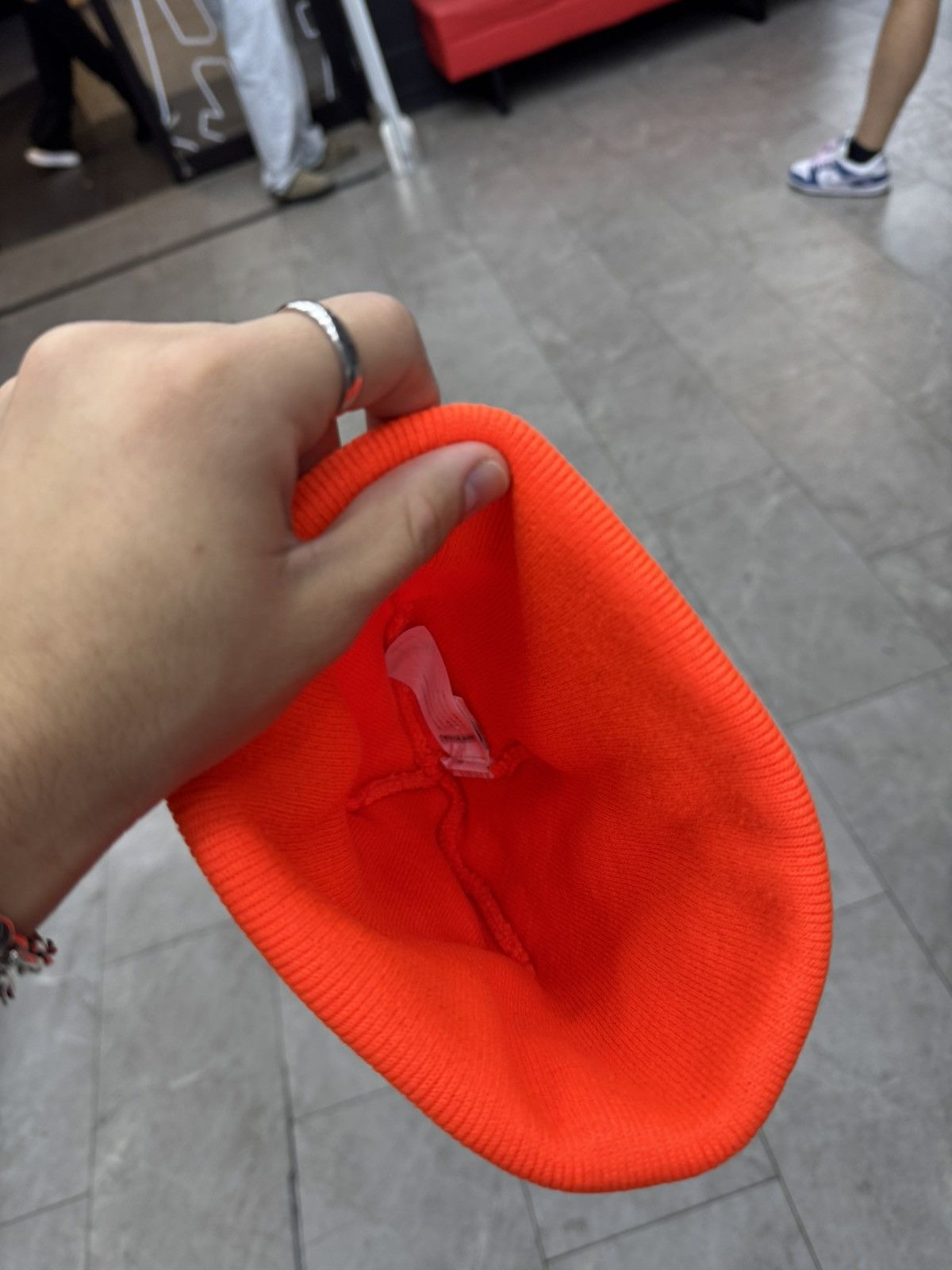 Chrome Hearts Chrome Hearts Orange Embroidered Beanie Size ONE SIZE - 4 Thumbnail
