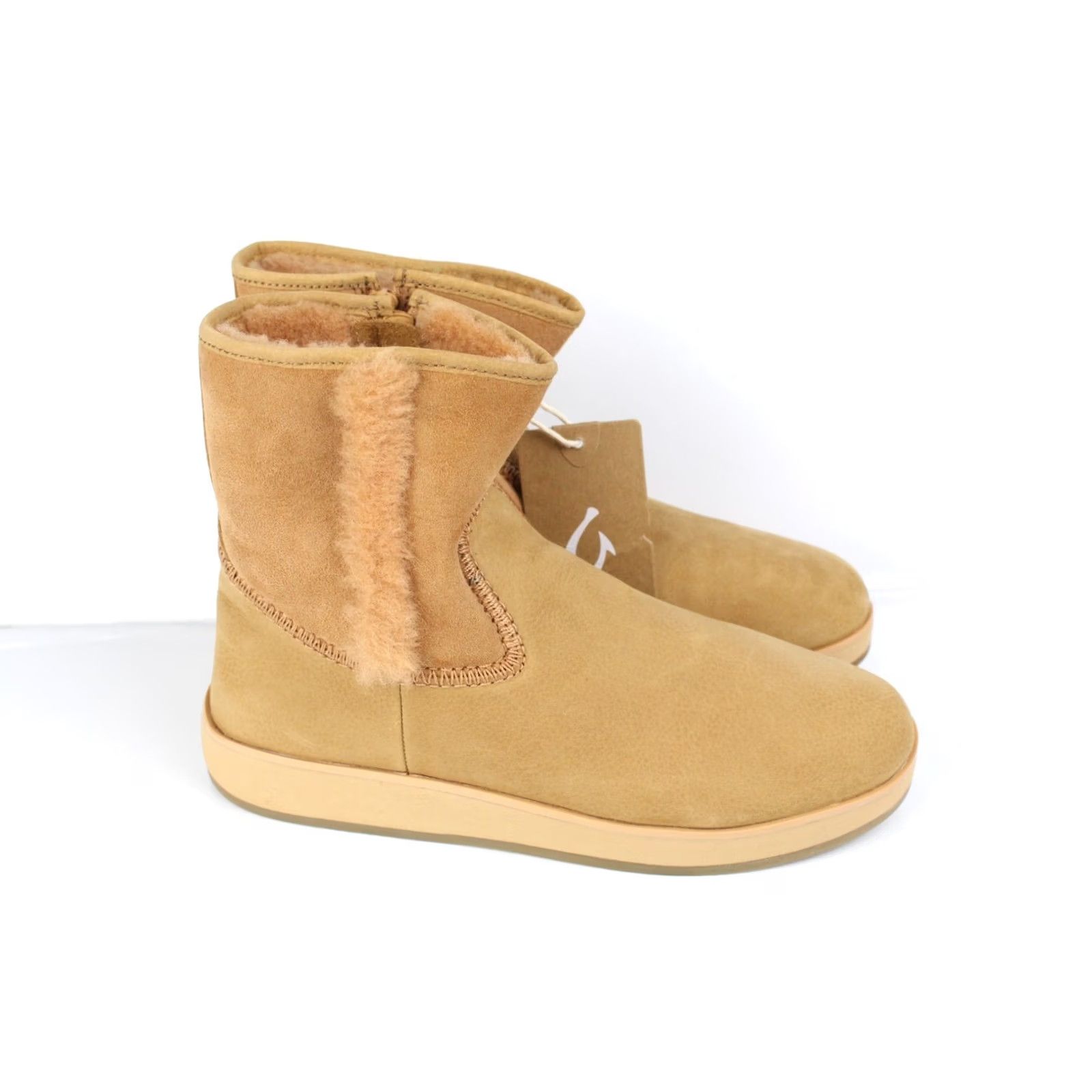 Olukai OluKai Women's Pa'ina Hulu Boots Size 9.5 Waterproof Leather Lined Tan Boots Size US 10 / IT 40 - 2 Thumbnail