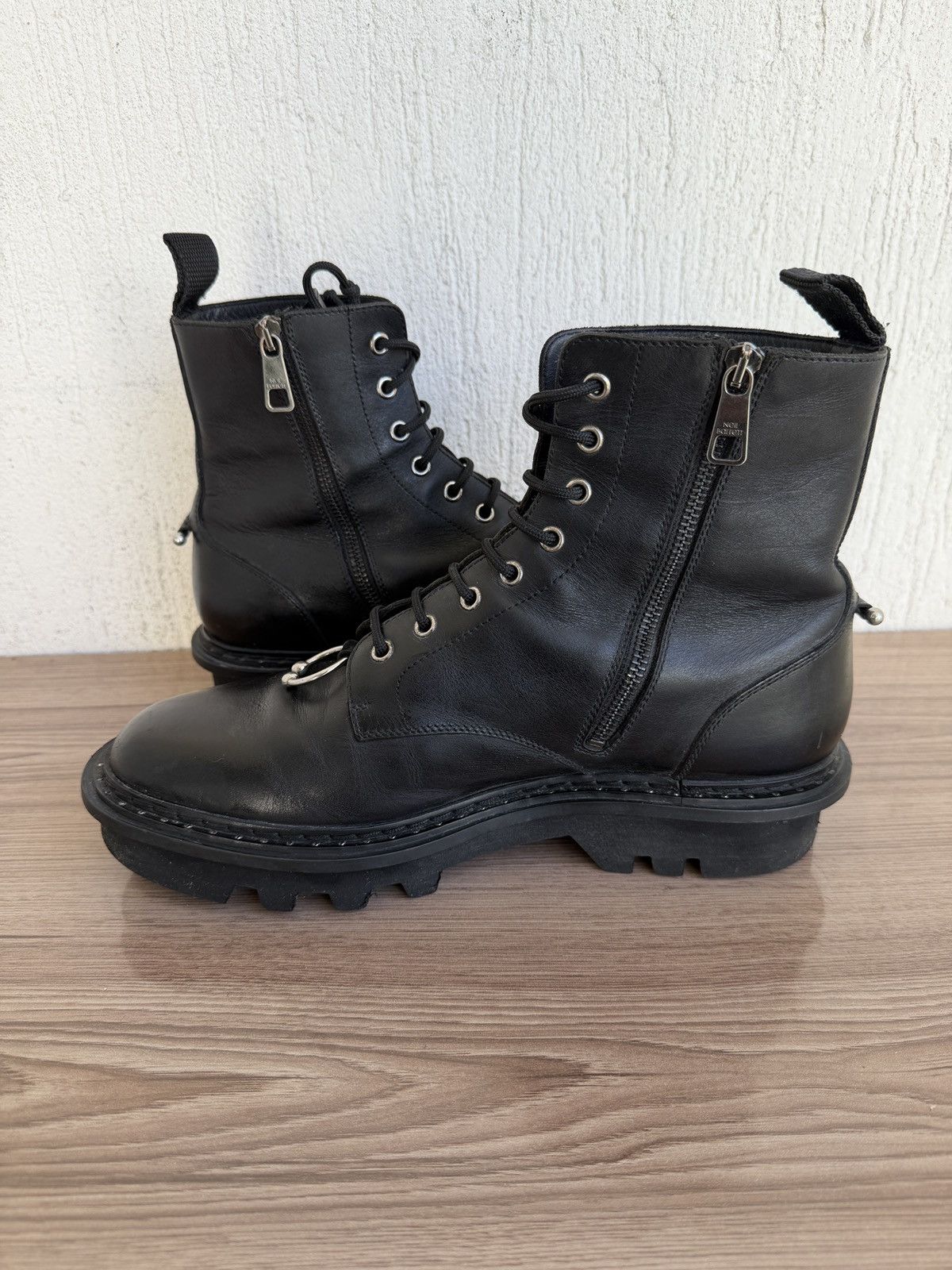 Neil Barrett Fw15 pierced punk boot like Balenciaga strike boots Size US 9 / EU 42 - 13 Thumbnail