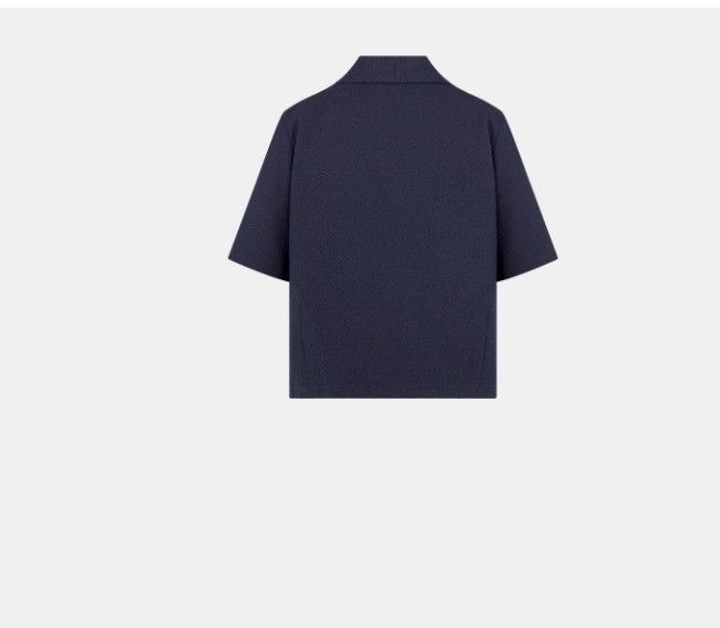 Dior o1w1db10225 483C606A Loose-Fit T-Shirt in Blue Size US M / EU 48-50 / 2 - 2 Thumbnail