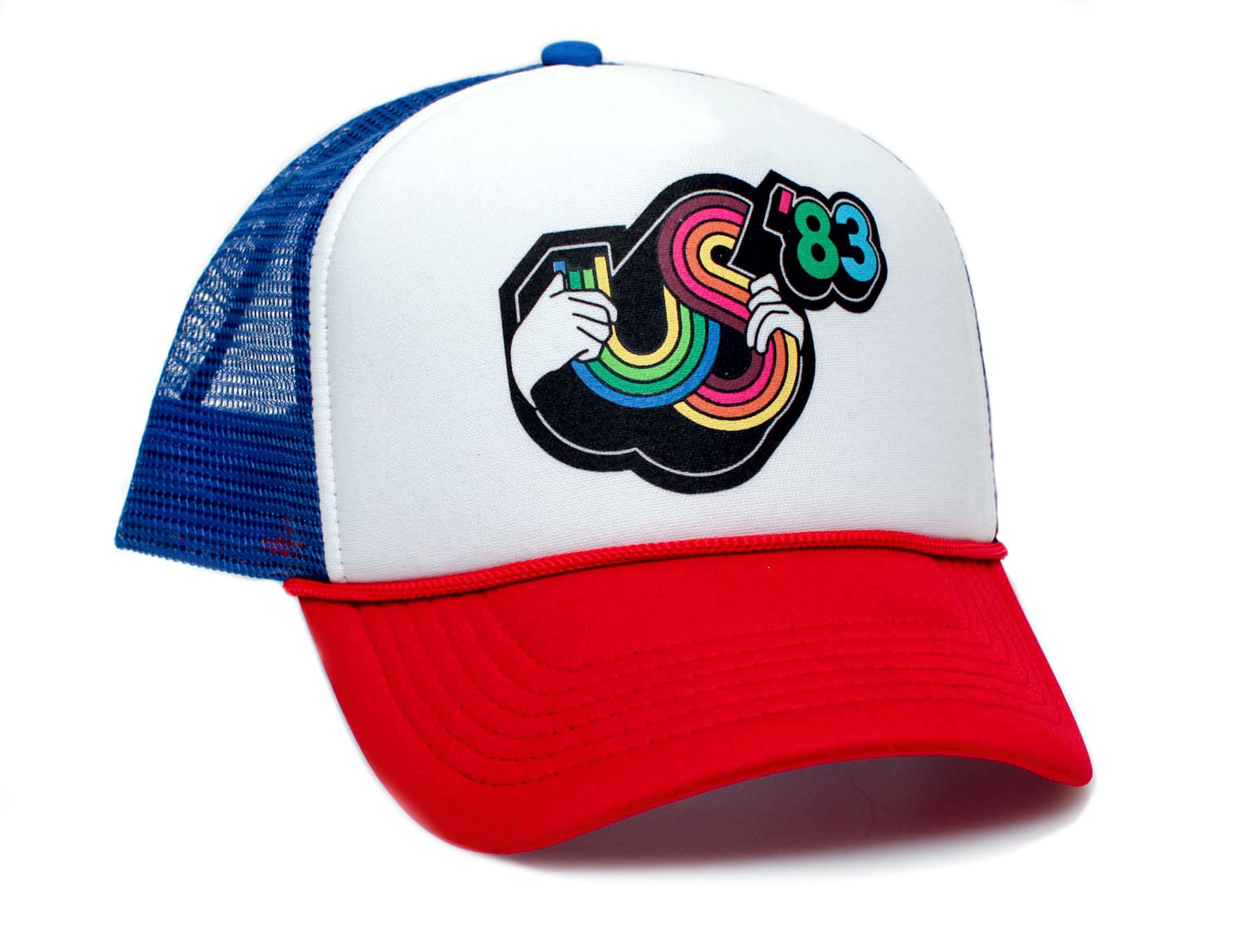 Other US 83 Festival Heavy Metal Sunday Hat Trucker Royal/Red Size ONE SIZE - 2 Thumbnail
