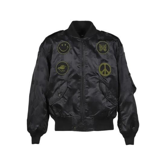 Needles NEEDLES Men Bomber Jackets QV131 BLACK Size US M / EU 48-50 / 2 - 1 Thumbnail