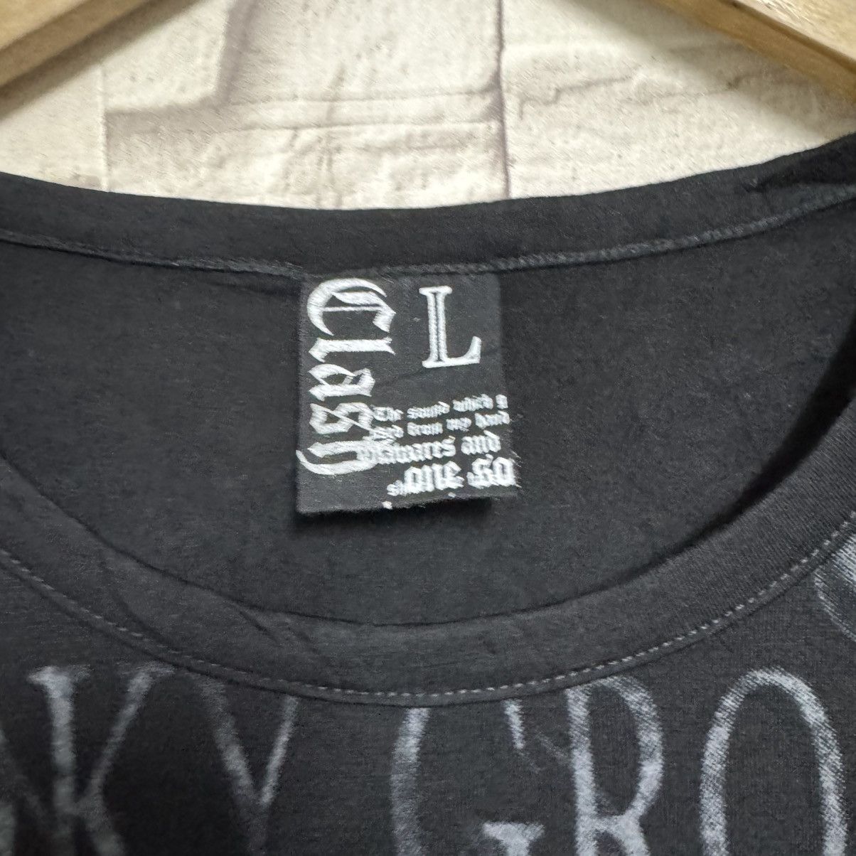 Japanese Brand CLASH AHEAD Longsleeve Shirt 'Smokey Ground Athering Darknes Size US M / EU 48-50 / 2 - 9 Thumbnail