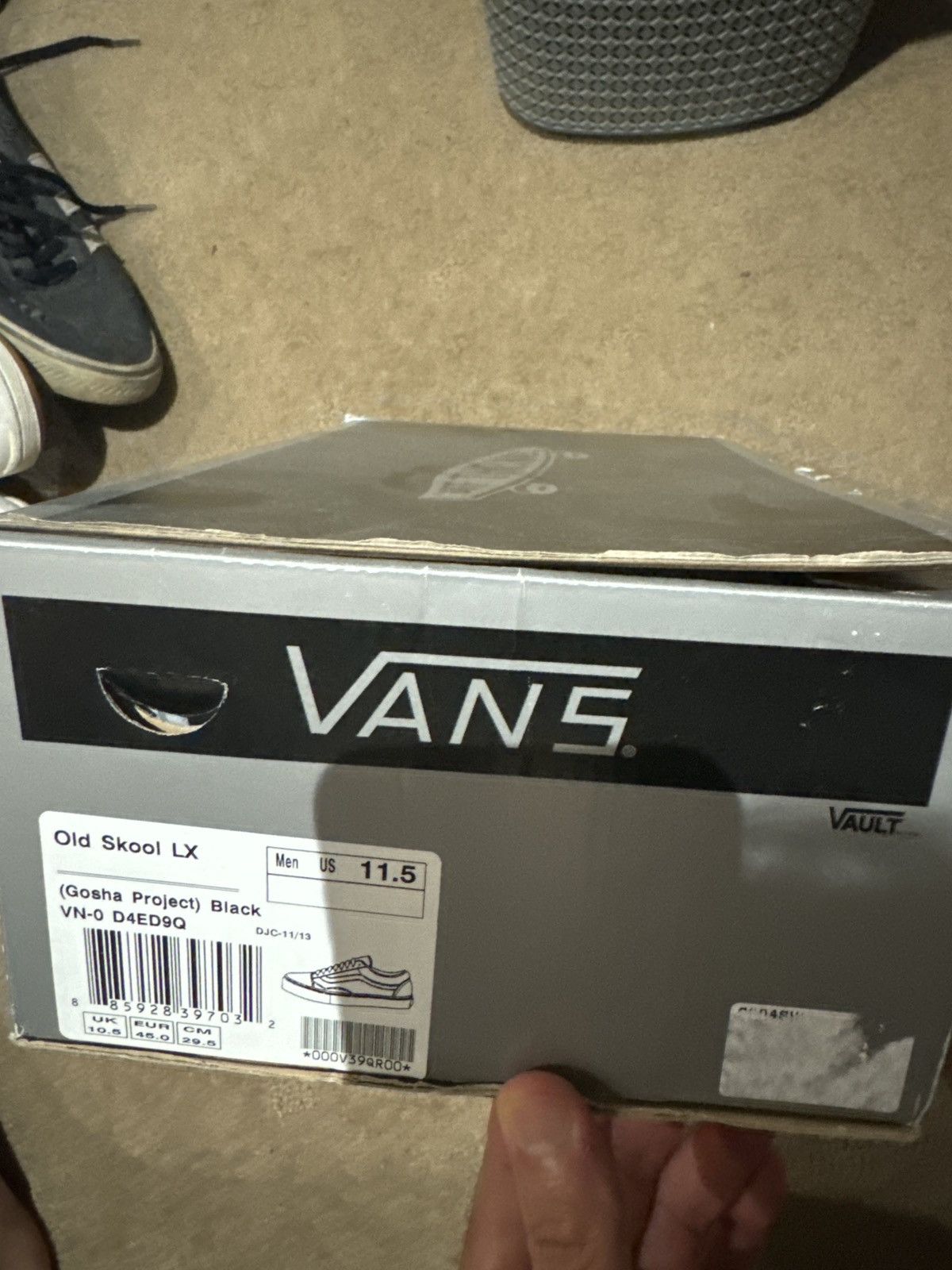 Gosha Rubchinskiy × Vans Gosha Project Black Old Skool LK 3M Laces Size US 11.5 / EU 44-45 - 3 Thumbnail