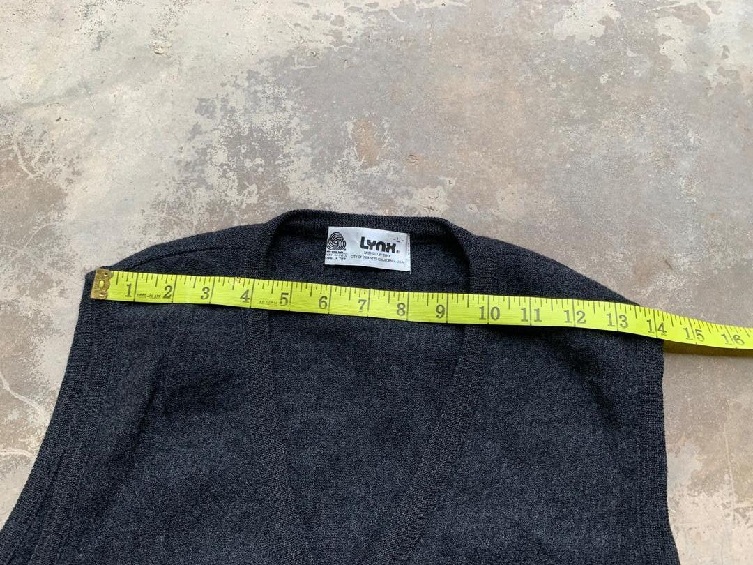 Japanese Brand × Vintage Vintage LYNX Wool Vest Size US L / EU 52-54 / 3 - 9 Thumbnail