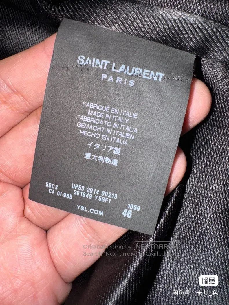 Saint Laurent Paris Saint Laurent Paris Leopard Print Biker Leather Jacket Size US S / EU 44-46 / 1 - 8 Thumbnail