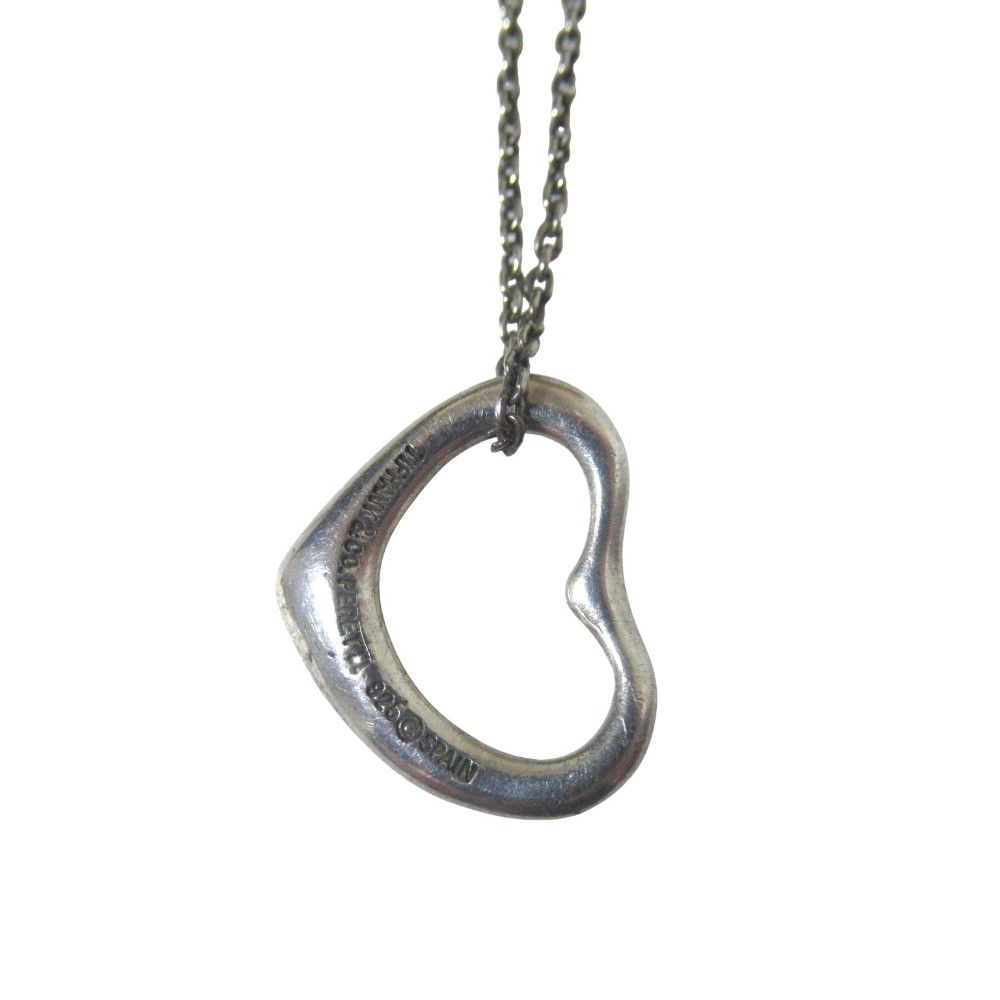 Tiffany & Co. Tiffany & Co. Tiffany&Co Open Heart Mini Silver Necklace Precious Metal Necklace DUTY FREE for USA Size ONE SIZE - 1 Thumbnail