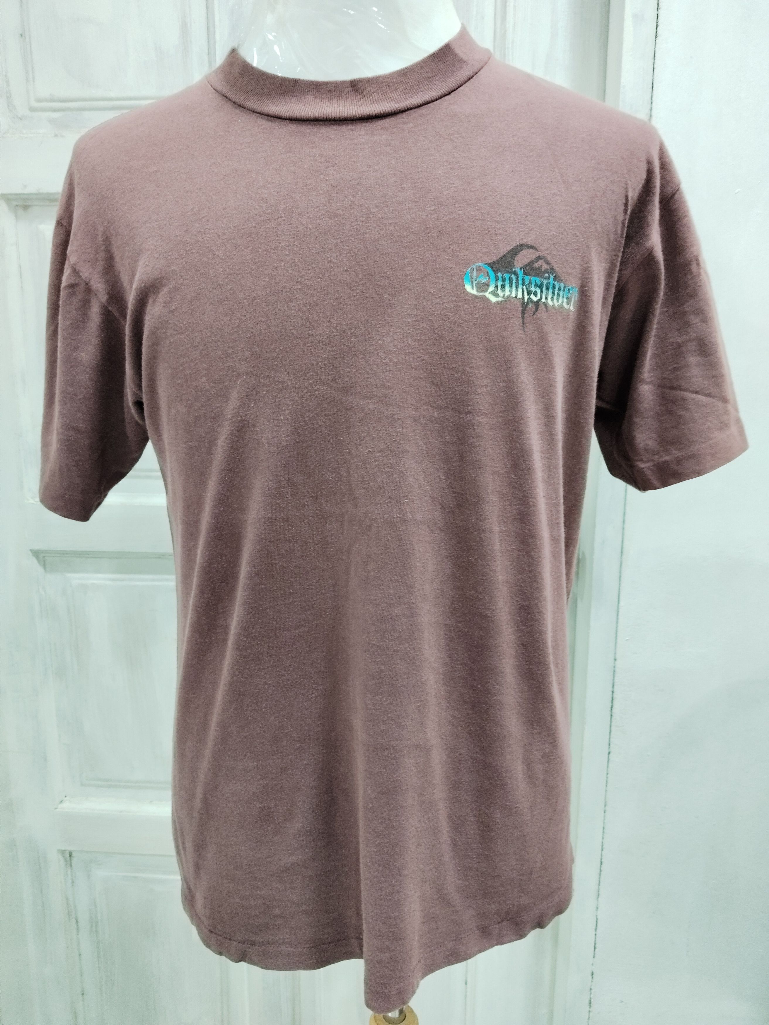 Quiksilver × Vintage Combo 2 Pieces Vintage Quicksilver Big Logo Tshirt Size US L / EU 52-54 / 3 - 3 Thumbnail