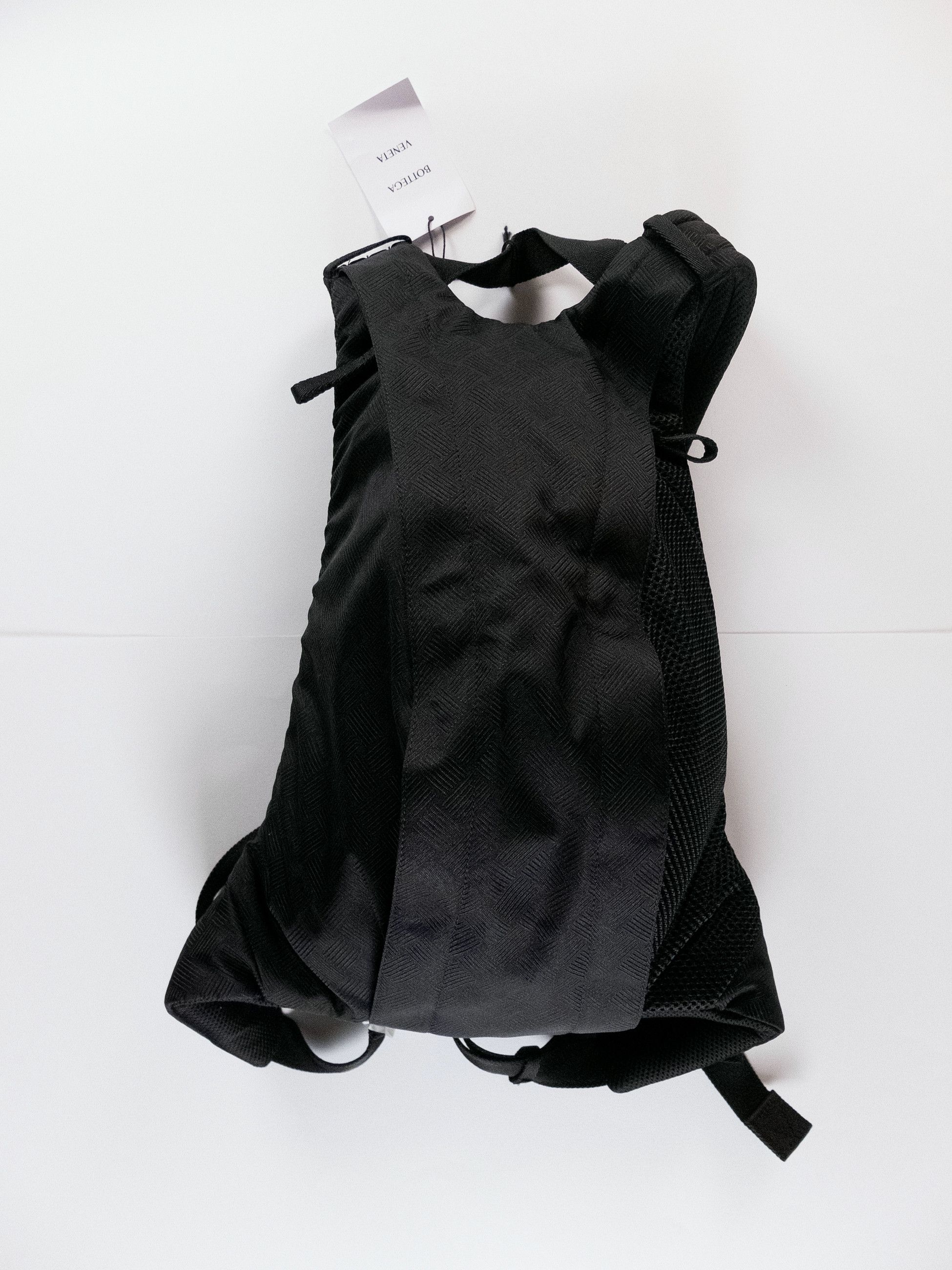 Bottega Veneta BOTTEGA VENETA Rider black intreciato pattern backpack Size ONE SIZE - 3 Thumbnail
