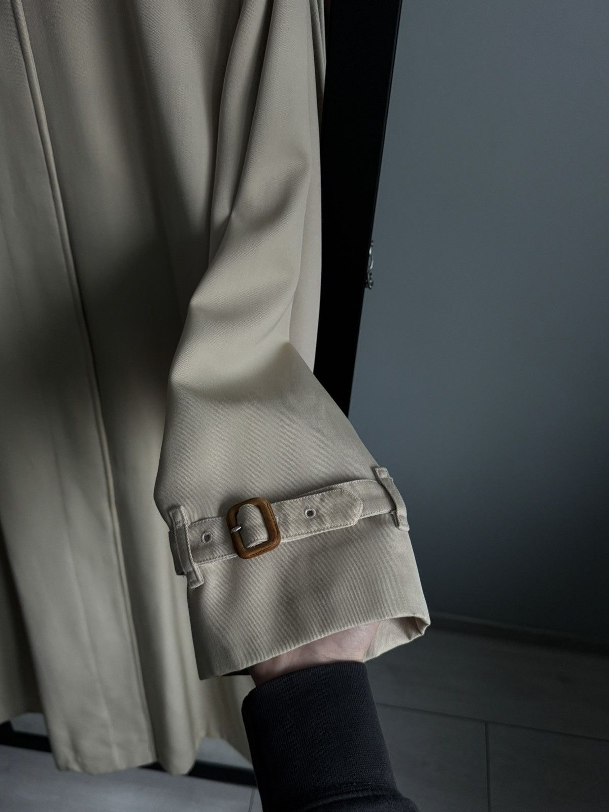 Burberry Vintage Burberrys Specialy All Wool Burella Trench Coat Size XL / US 12-14 / IT 48-50 - 8 Thumbnail