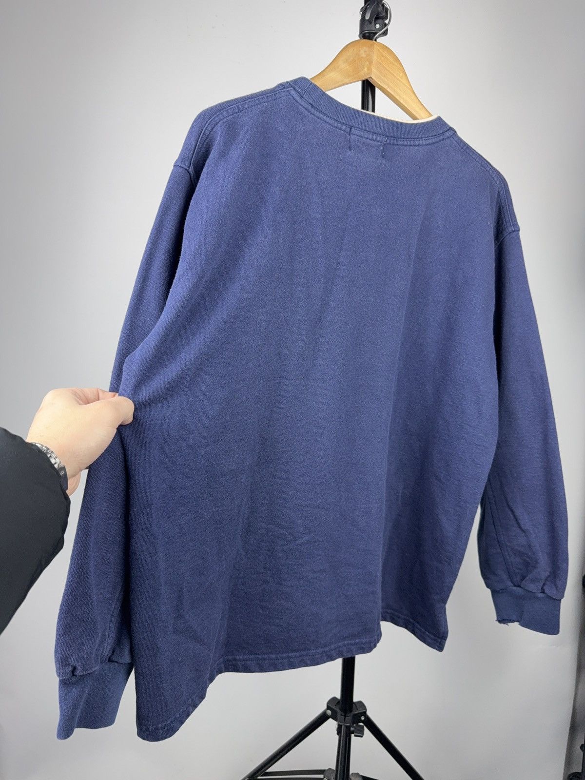 Calvin Klein Vintage 90s Calvin Klein Jeans Embroidered Logo Sweatshirt Size US L / EU 52-54 / 3 - 14 Thumbnail
