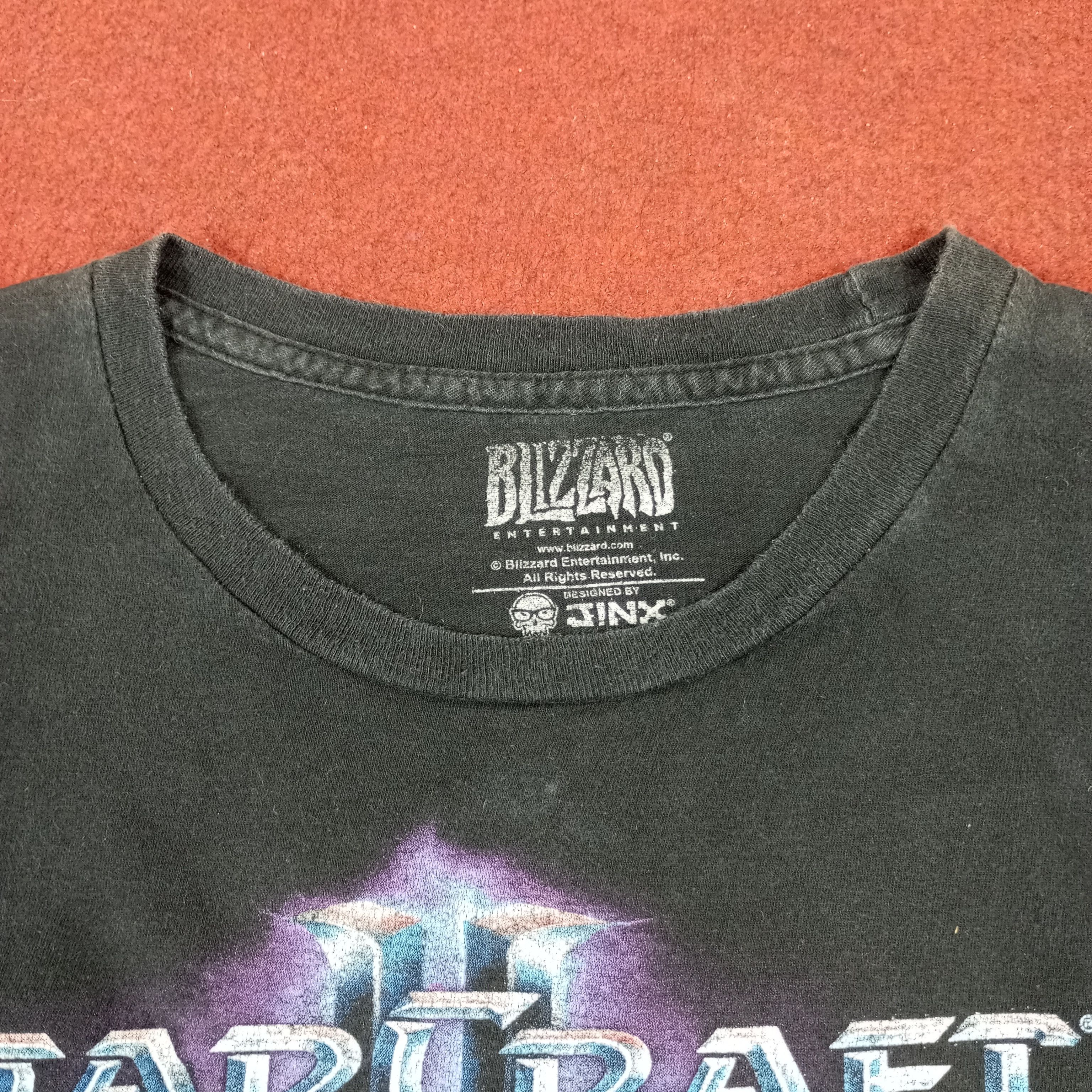 Playstation × The Game × Vintage Starcraft Blizzard Video Games Promo Syle Tshirt Size US XL / EU 56 / 4 - 7 Thumbnail
