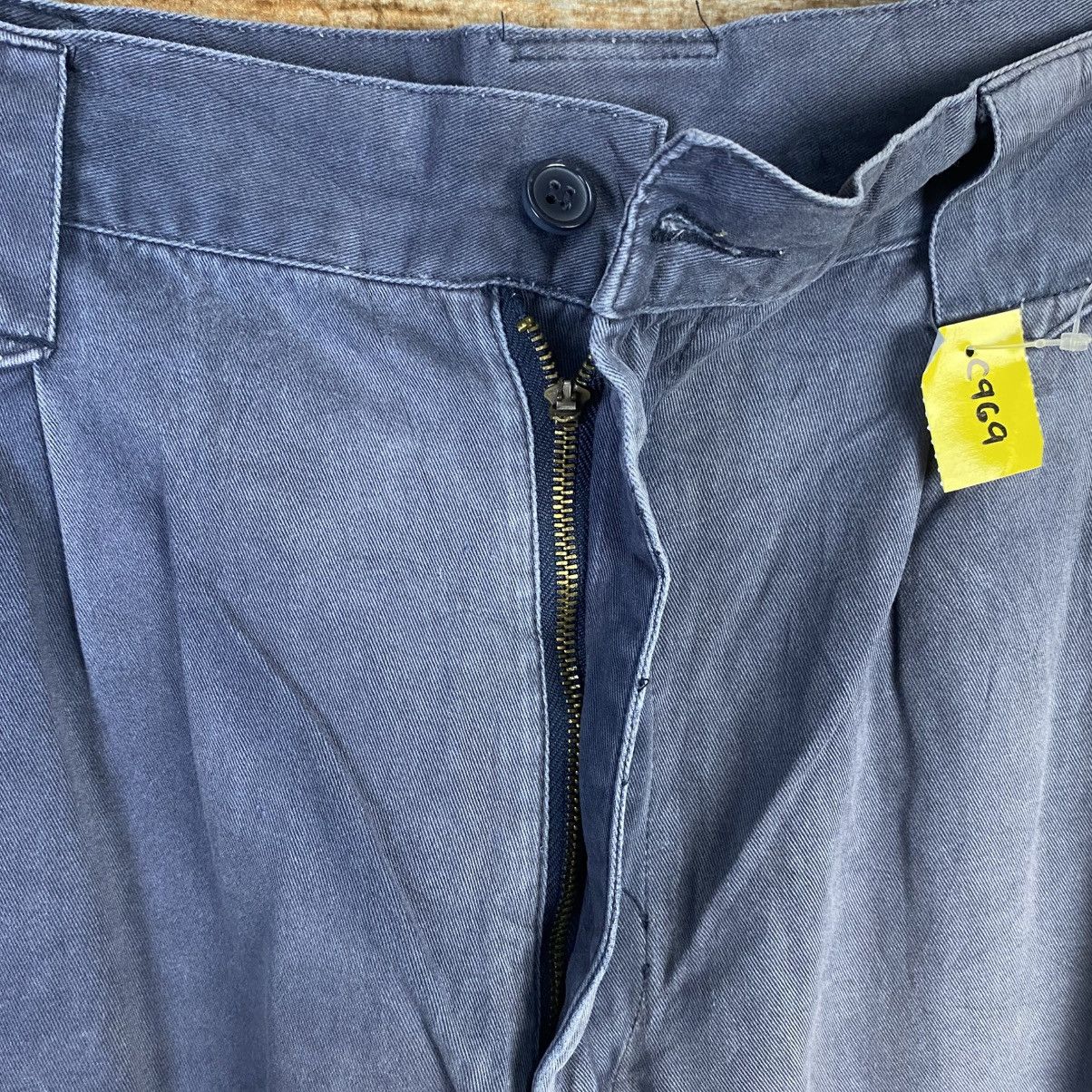 Japanese Brand DL Japanese Brand Blue Cargo Multipocket Pants #C969 Size US 31 - 14 Thumbnail