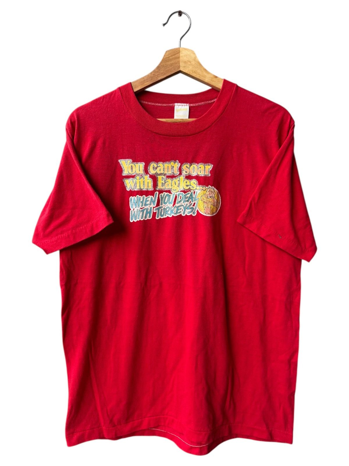 Vintage Vintage 70s-80s "You Cant Sour With Eagles" wording tee Size US L / EU 52-54 / 3 - 1 Thumbnail