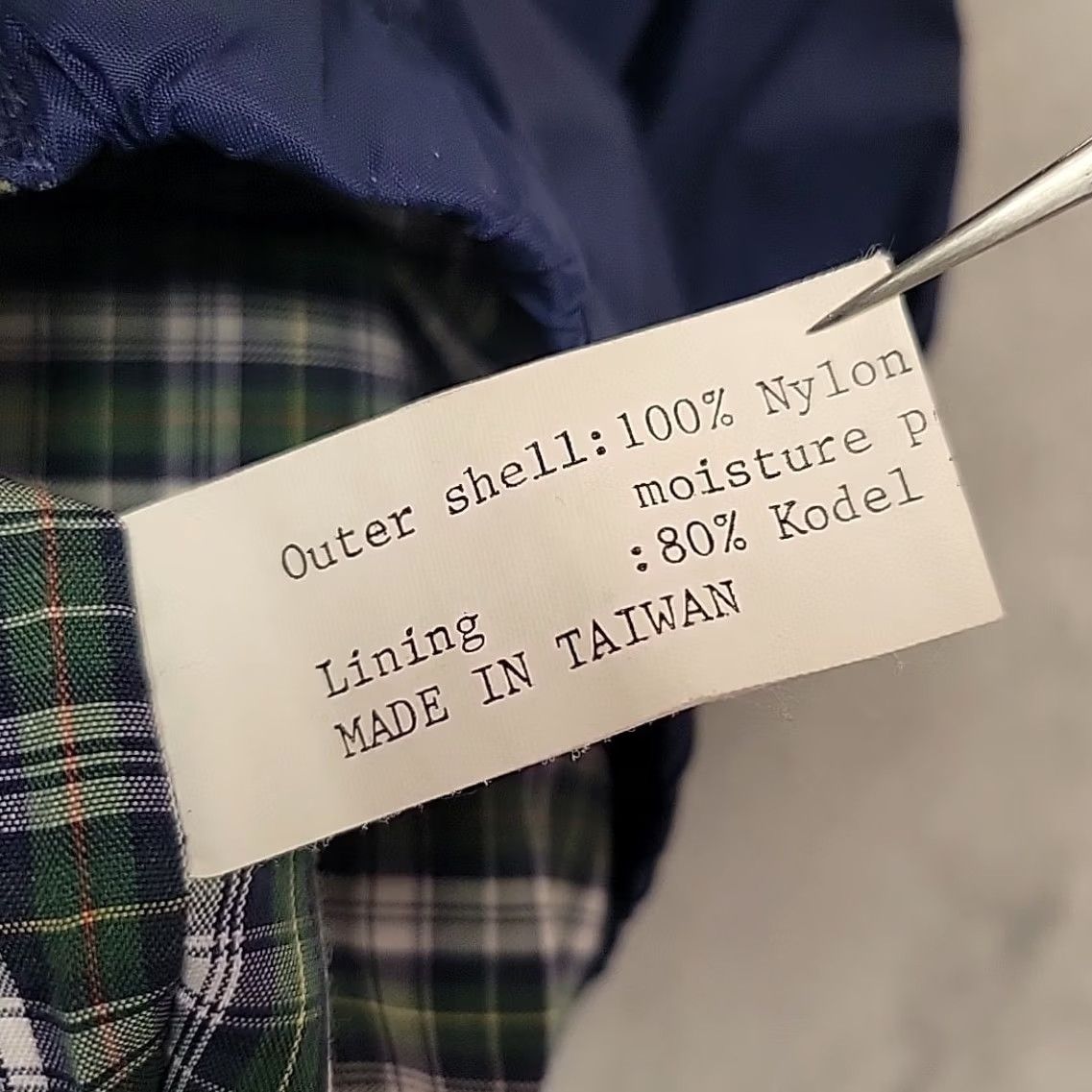Vintage VINTAGE LaMode DuGolf Gore Tex Jacket Men L Blue Bomber Wind-Resistant Water-Resistant Golf Plaid Lined Size US L / EU 52-54 / 3 - 5 Thumbnail