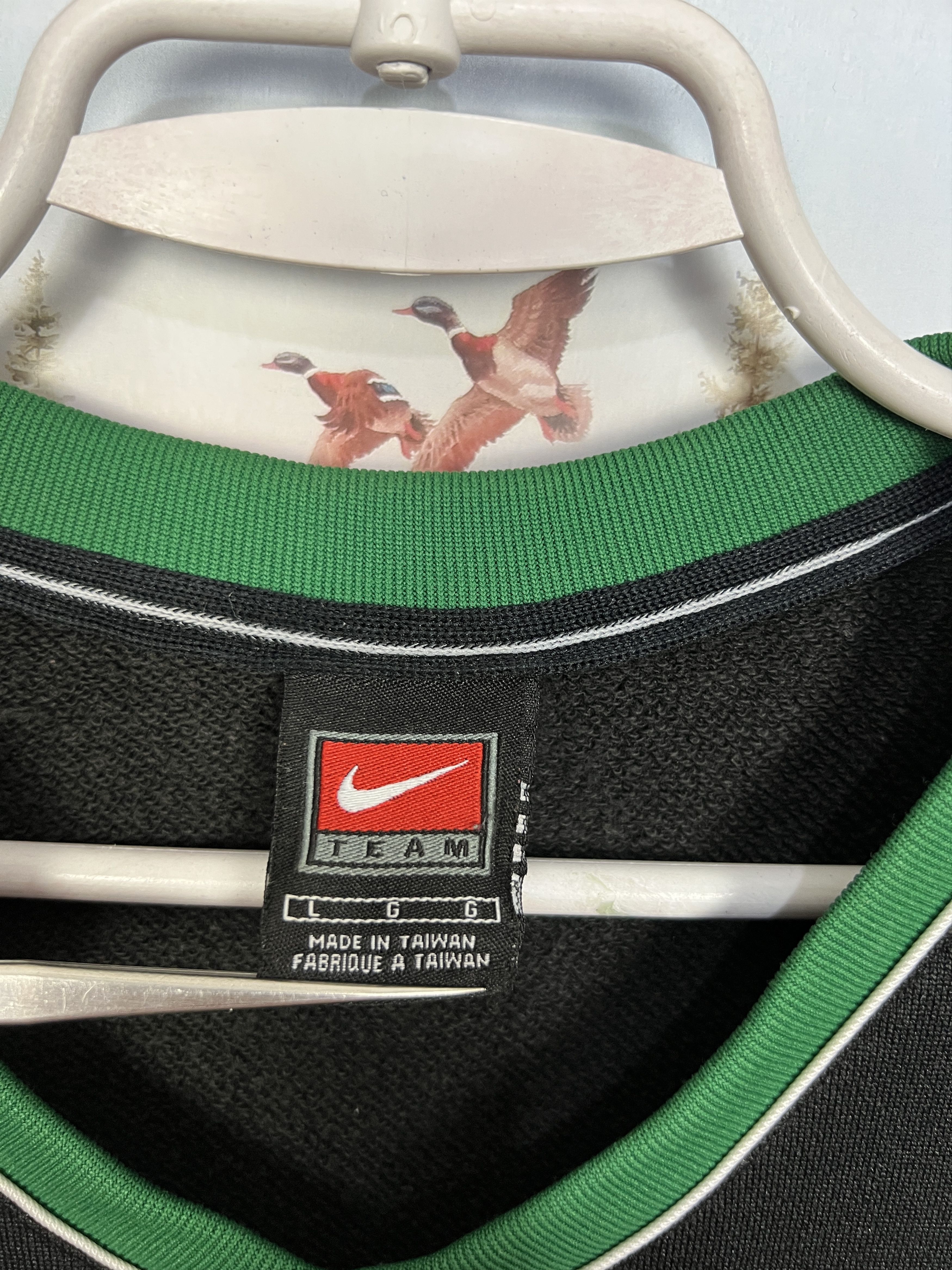 Nike Boston Celtics Warm Up Pre Match Sweatshirt NBA Crewneck Size US L / EU 52-54 / 3 - 8 Thumbnail