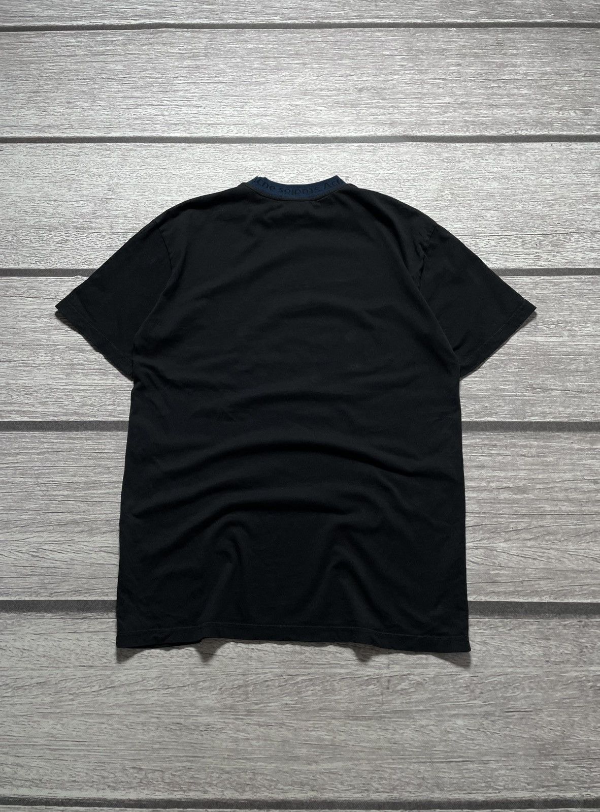 Acne Studios Acne Studios Neck Logo Black T-shirt tee Size US M / EU 48-50 / 2 - 4 Thumbnail