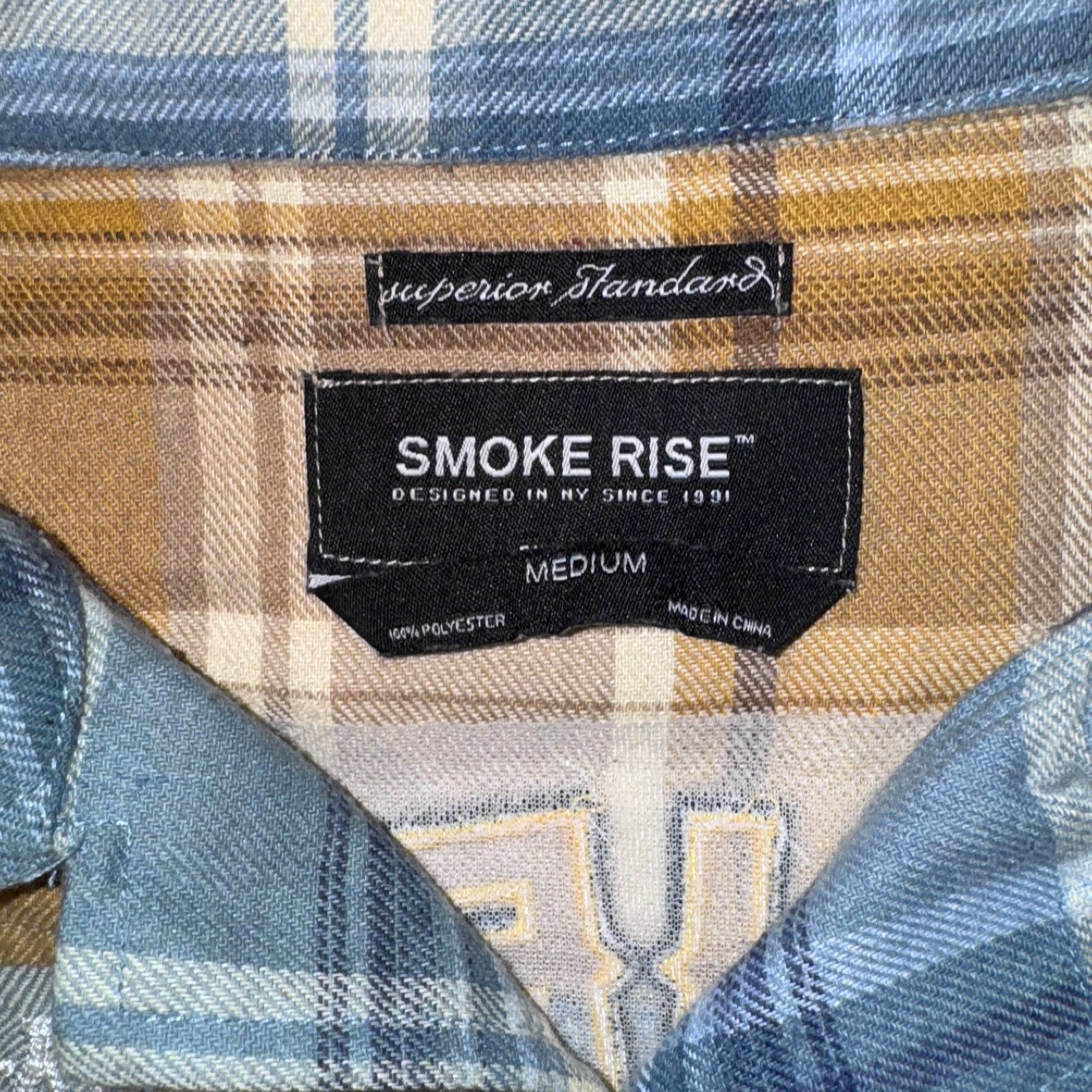 Smoke Rise Smoke Rise Seize The Day Mechanic Plaid Streetwear Manifest Size US M / EU 48-50 / 2 - 3 Thumbnail