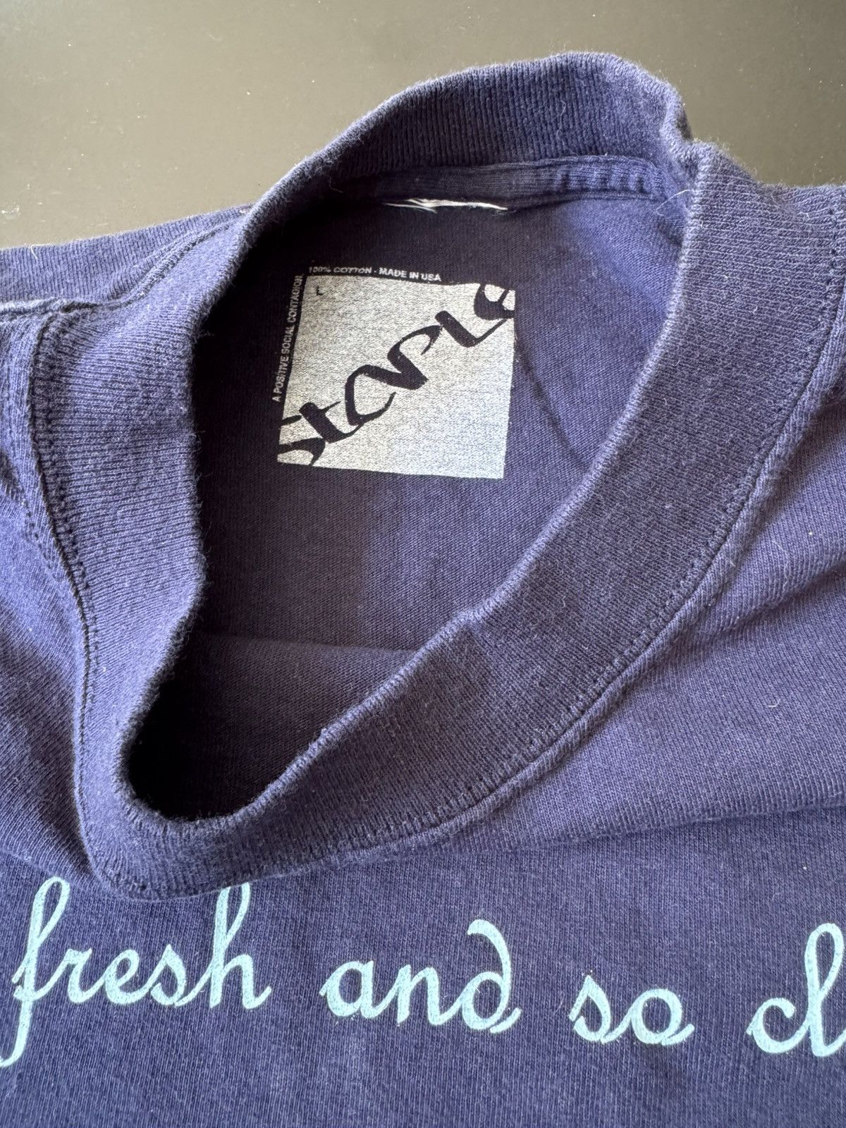 Staple Staple “so fresh and so clean” Vintage T-Shirt Size US L / EU 52-54 / 3 - 3 Thumbnail