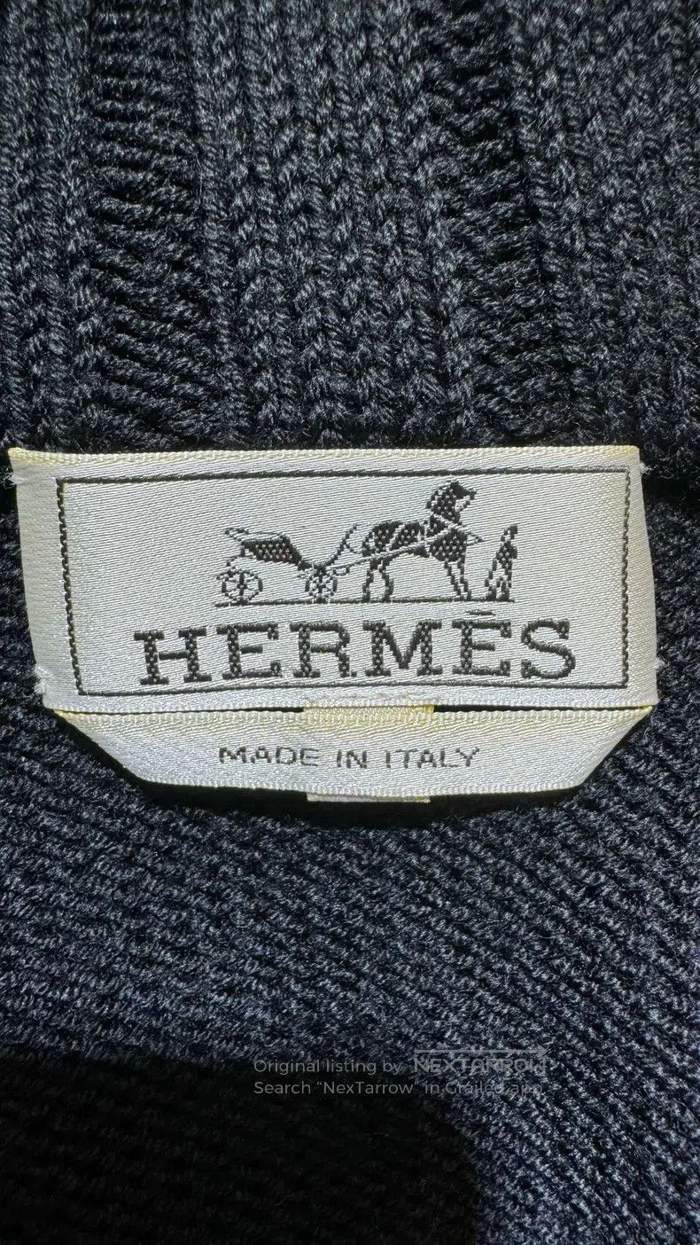 Hermes Hermes Knitted long sleeve jacket Size S / US 4 / IT 40 - 3 Thumbnail