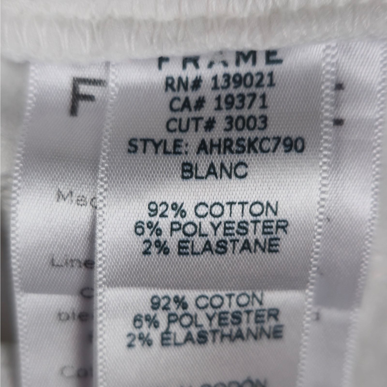 Frame FRAME Demin Womens 23x27 White Ali High Rise Cigarette Jeans Size 23" - 12 Thumbnail