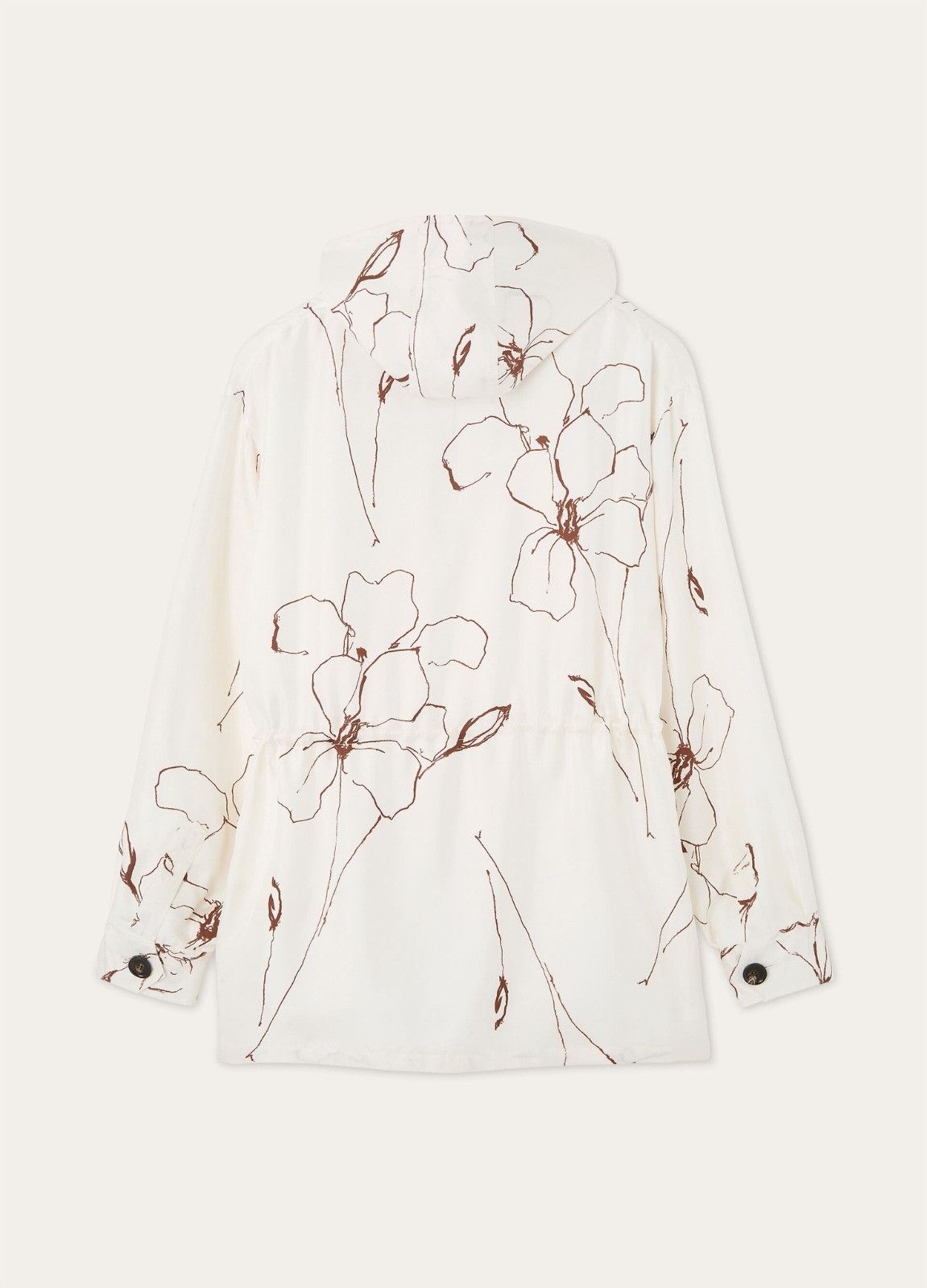 Loro Piana o1srvl11e0526 FAP3663 Rafael Bomber Jacket in White Size M / US 6-8 / IT 42-44 - 2 Thumbnail