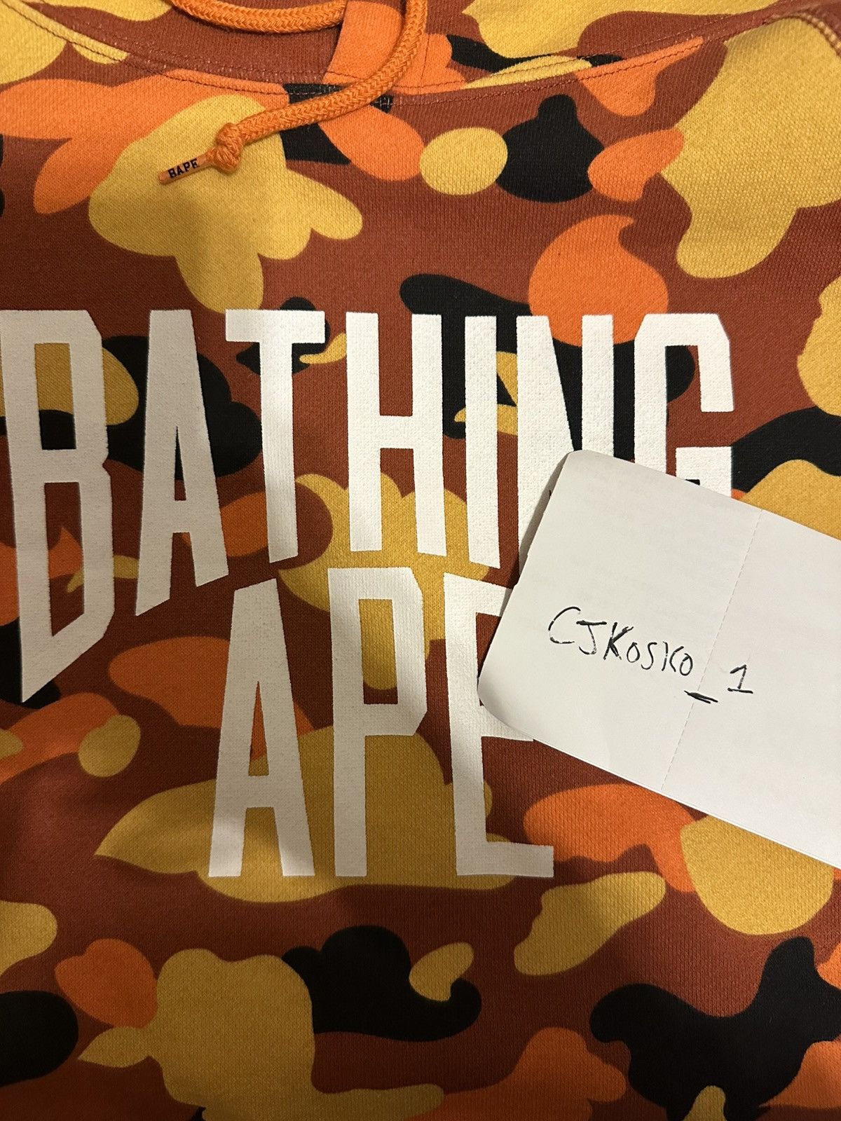 Bape Bape 1st Camo Hoodie Orange Camo Size US L / EU 52-54 / 3 - 3 Thumbnail
