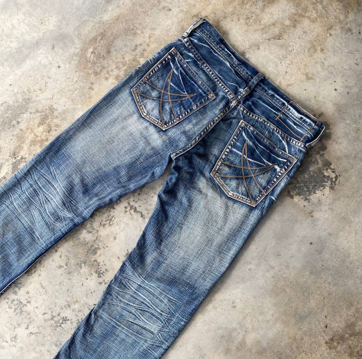 Japanese Brand Difference Rupert Japan Distressed Boro Denim Crust Punk Size US 28 / EU 44 - 12 Thumbnail