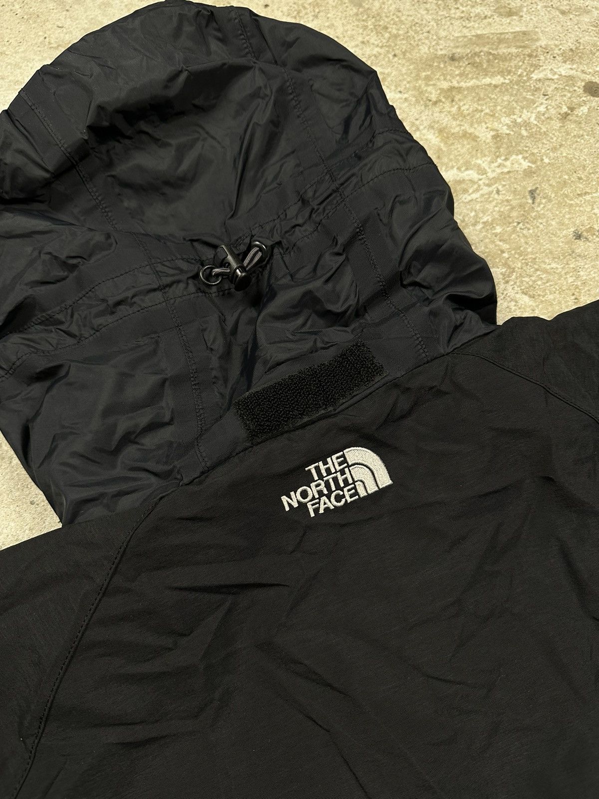 The North Face × Vintage ‼️ Vintage y2k The North Face HyVent Black Jacket Hooded Size US XL / EU 56 / 4 - 13 Thumbnail