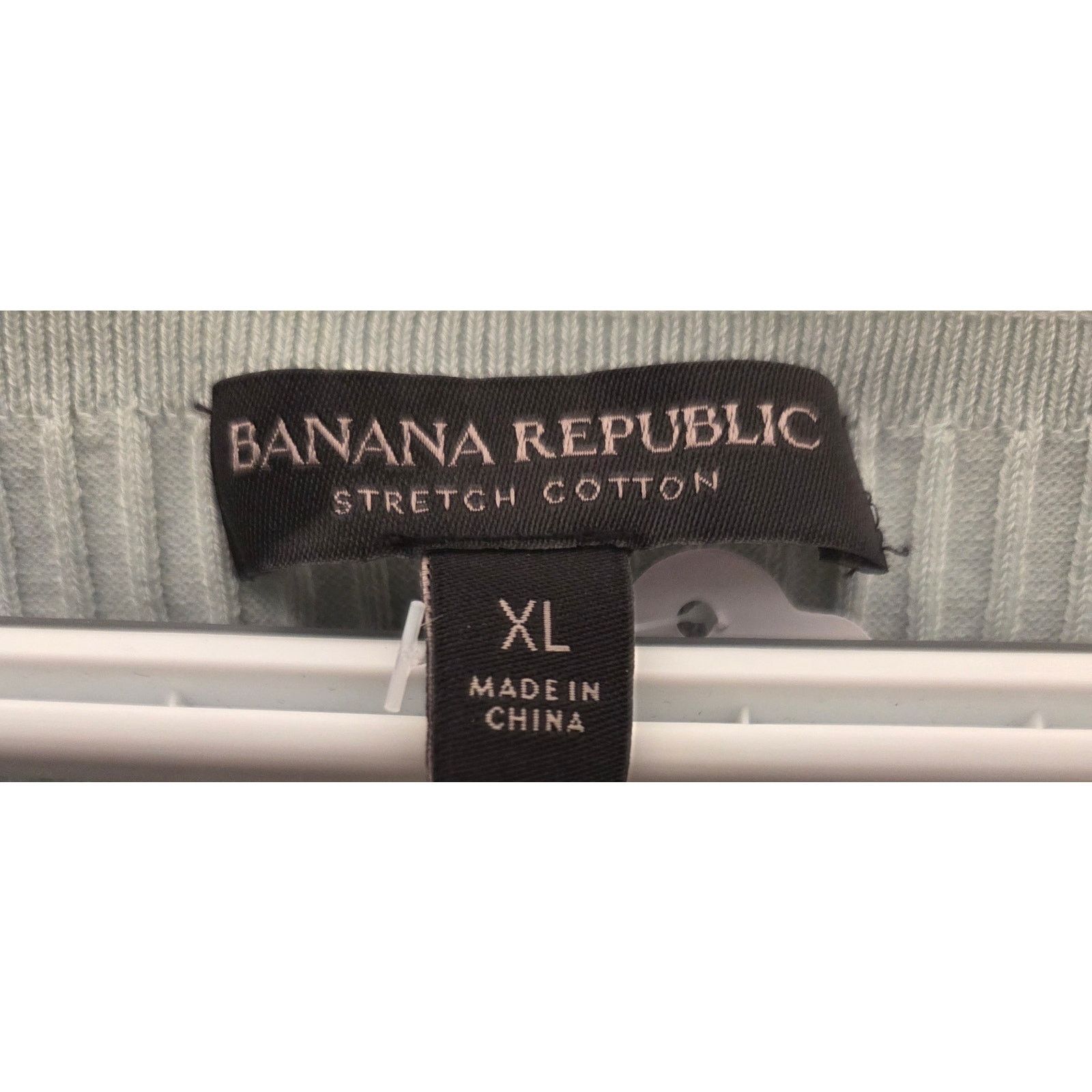 Banana Republic Banana Republic Ribbed Sage Green Square Neck Top - XL Size XL / US 12-14 / IT 48-50 - 6 Thumbnail