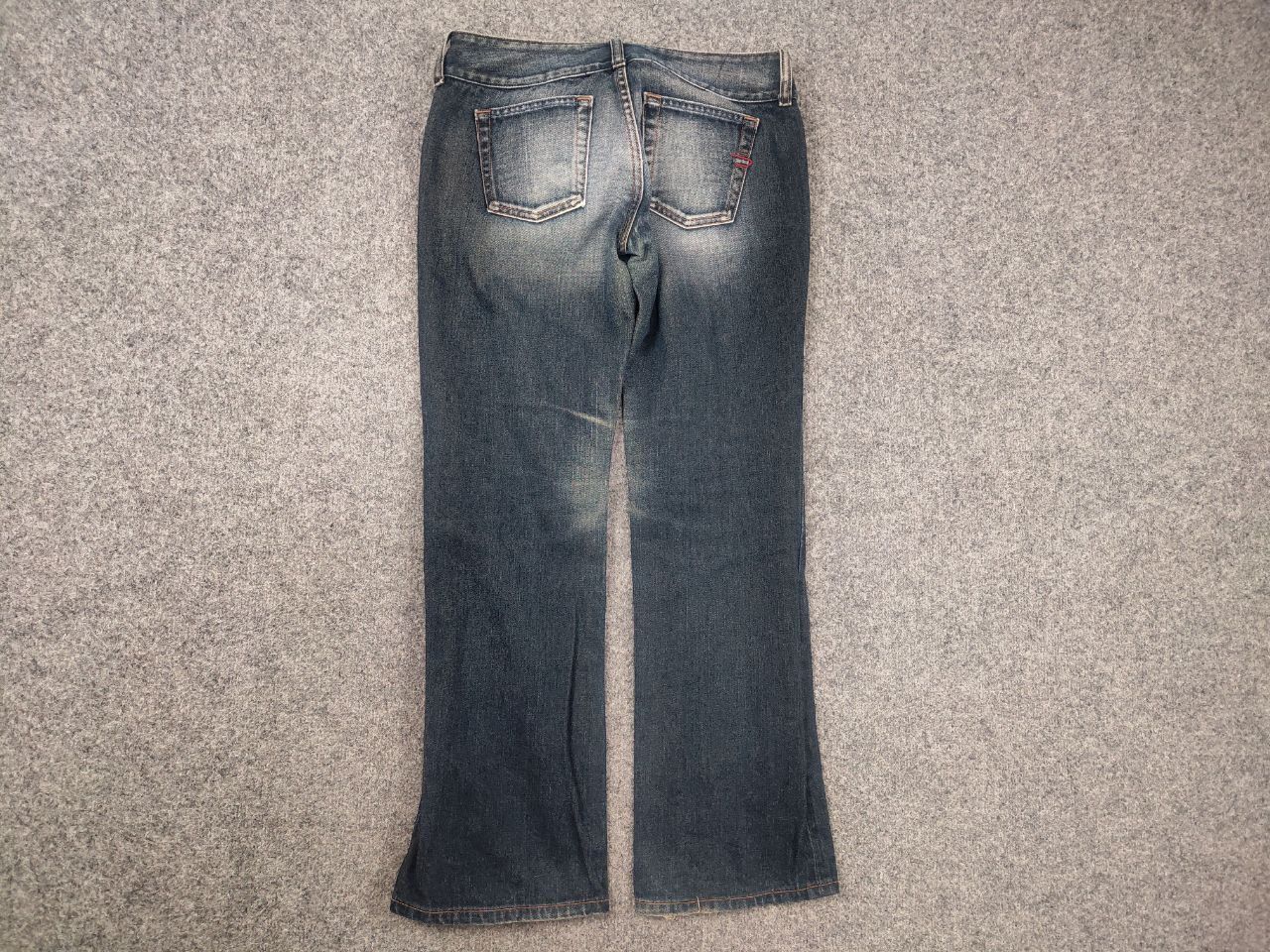 Diesel Vintage Diesel Belted low Rise jeans Flared bootcut Y2K Size 29" - 8 Thumbnail