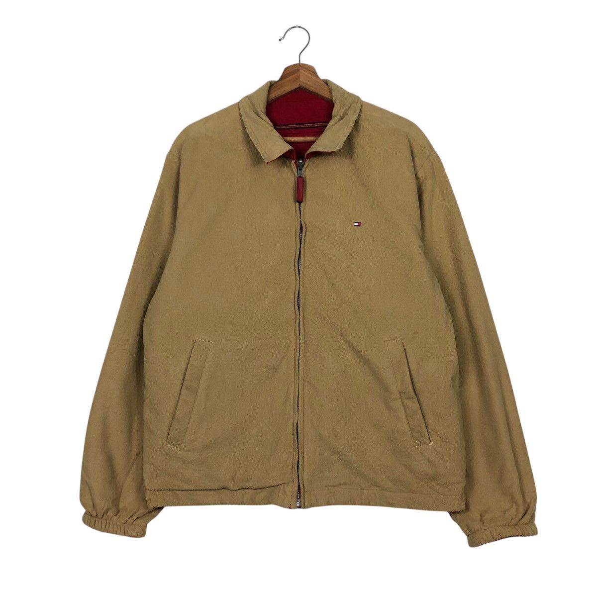 Japanese Brand 📌Vintage Reversible Bomber Jacket Detroit Tommy Hilfiger Size US M / EU 48-50 / 2 - 4 Thumbnail