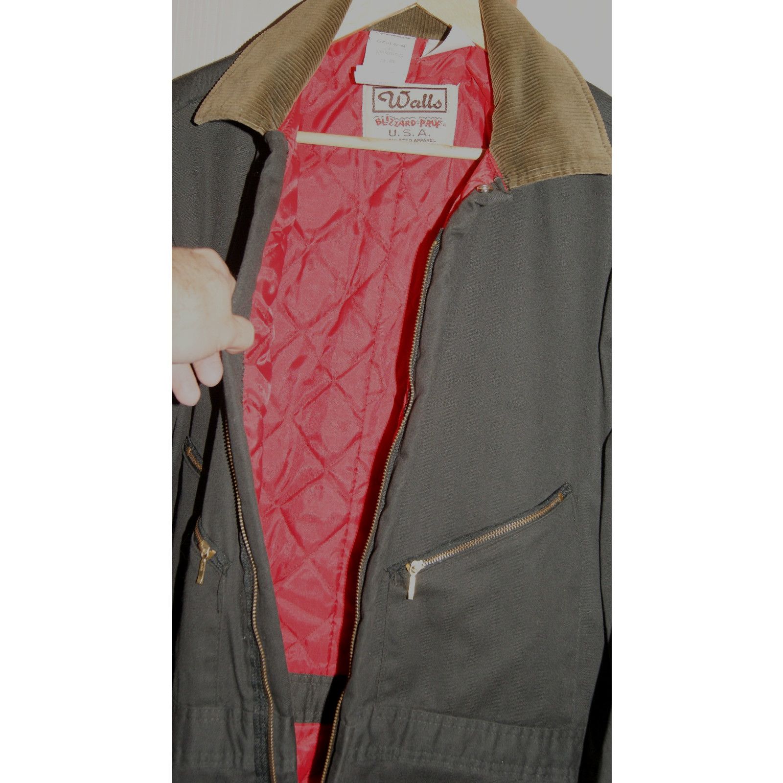 Walls VTG Walls Blizzard-Pruf Men L Regular Insulated Coverall USA Size US L / EU 52-54 / 3 - 5 Thumbnail