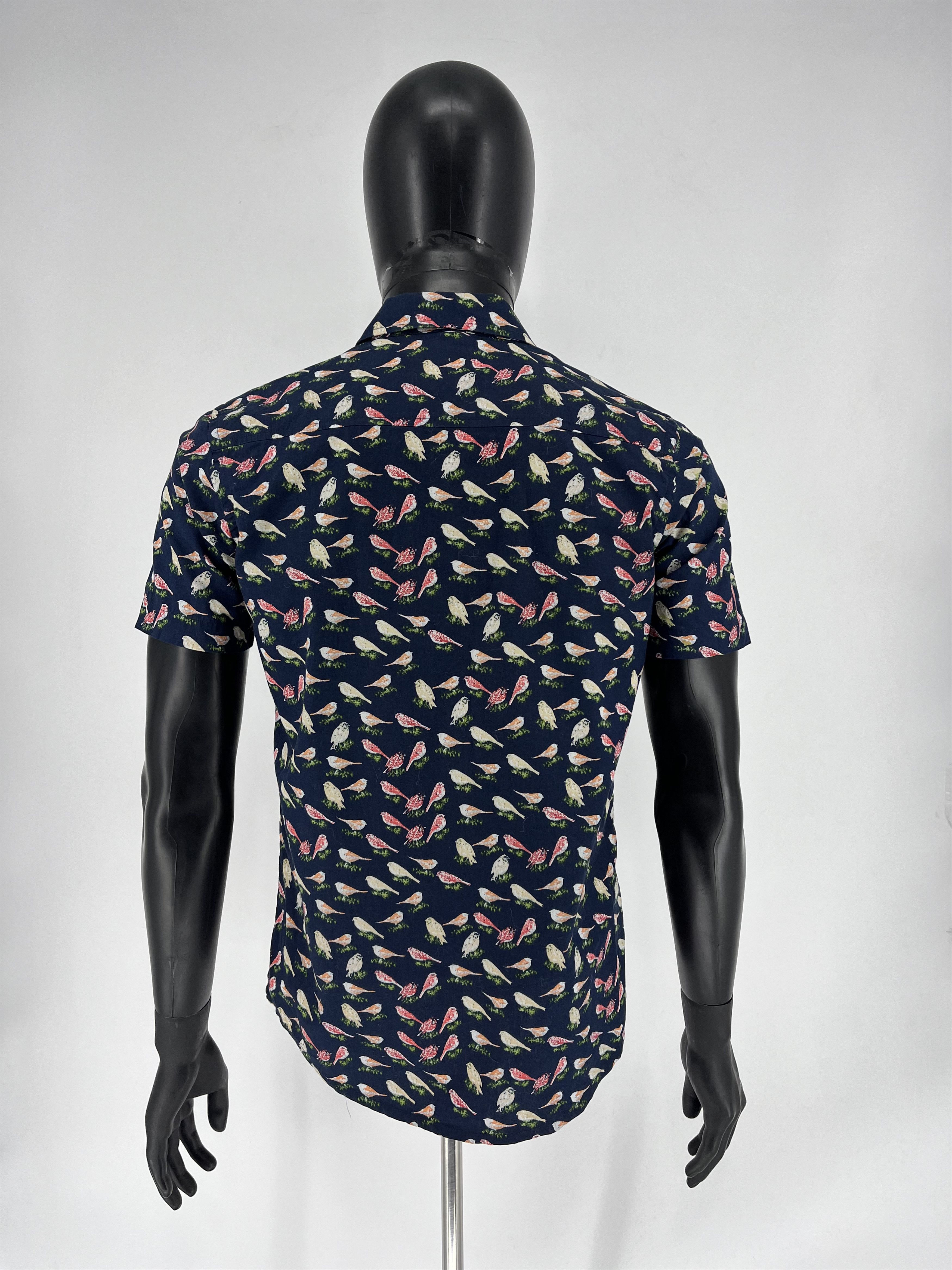 Weekend Offender Weekend Offender Cotton Bird Short Sleeve Shirt Size US S / EU 44-46 / 1 - 11 Thumbnail