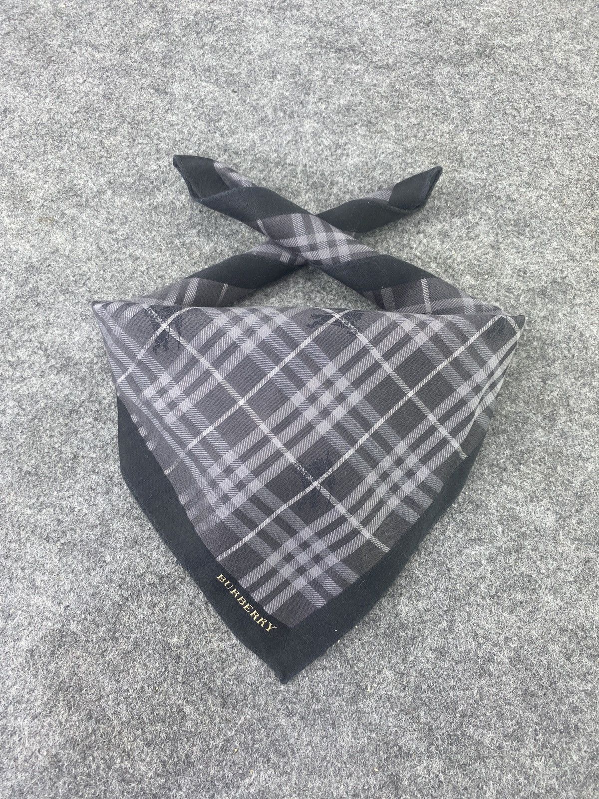Burberry × Vintage Burberry Handkerchief / Bandana / Neckerchief-B063 Size ONE SIZE - 2 Thumbnail