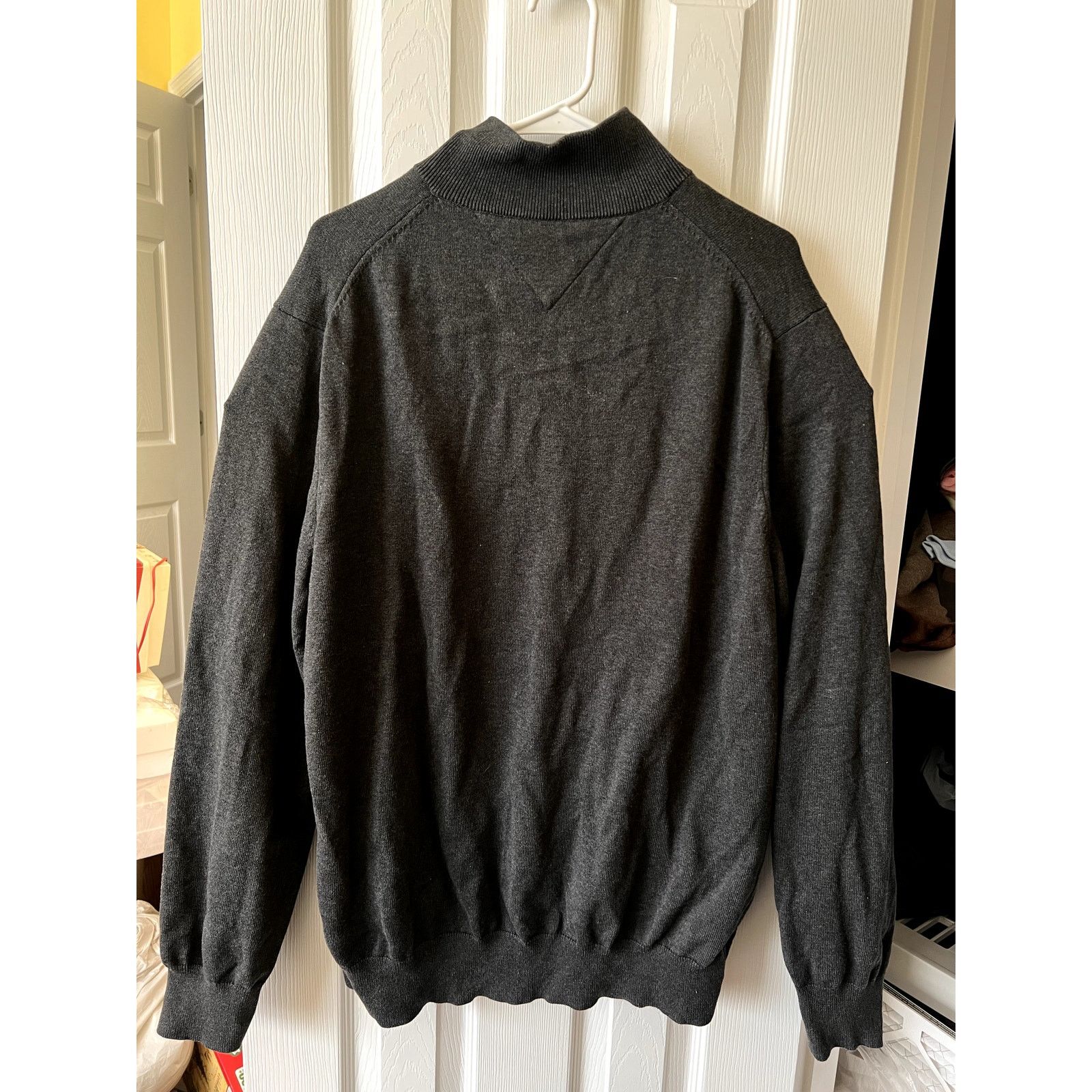 Tommy Hilfiger Long Sleeve Fleece 1/4 Zip Pullover Sweatshirt Size US XXL / EU 58 / 5 - 2 Thumbnail