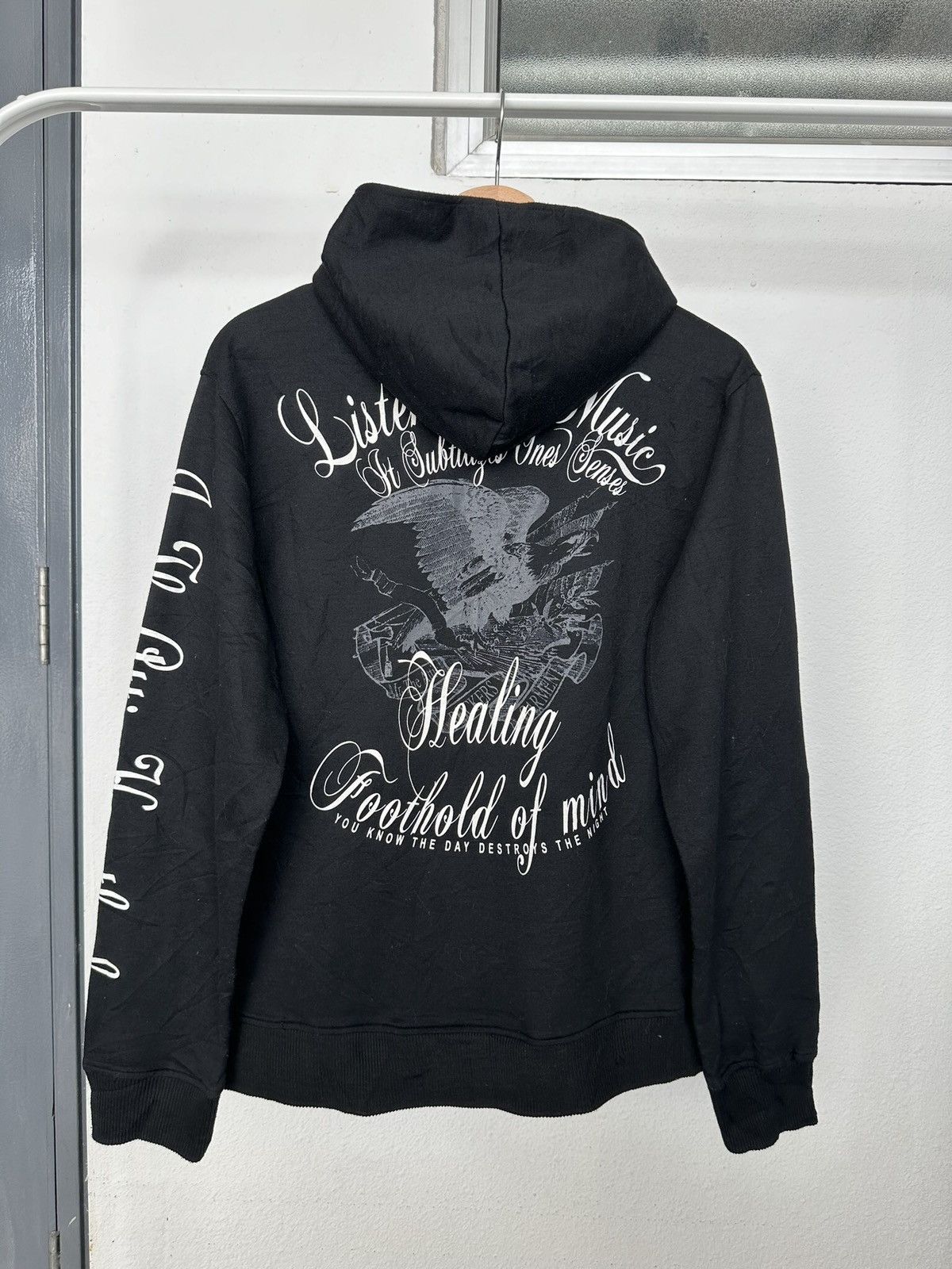 In The Attic 00's In the Attic rocker garment gimp zipper hoodie Size US M / EU 48-50 / 2 - 9 Thumbnail