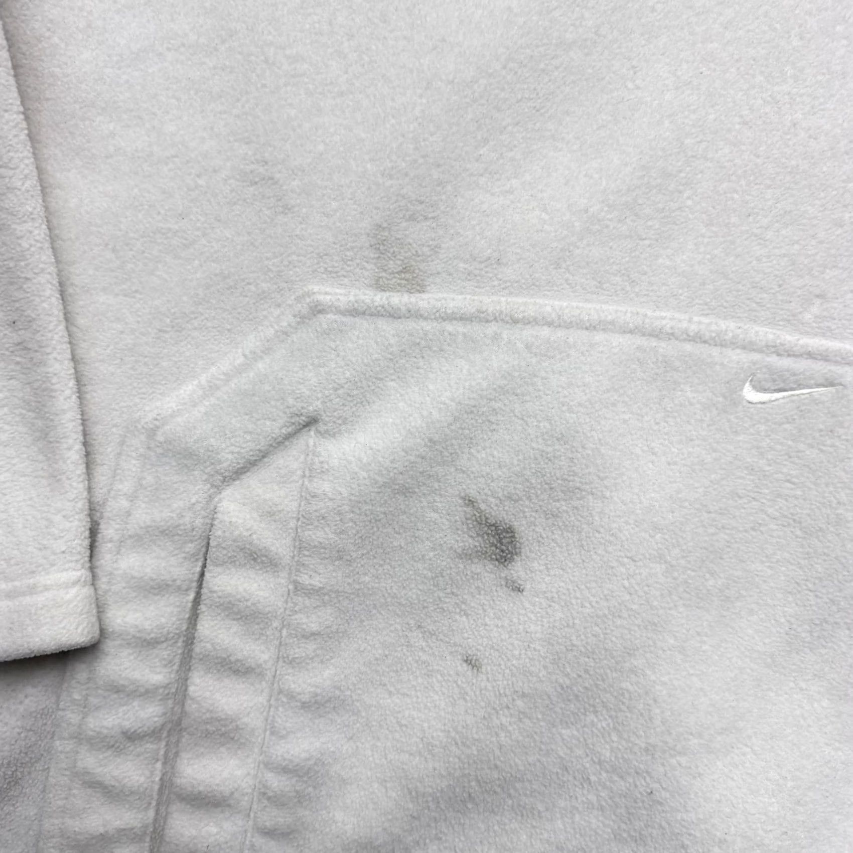 Nike Nike Hoodie Pullover Sweater Mens Large White Fleece Swoosh Logo Embroidered Pockets Long Sleeve Sports Knit Size US L / EU 52-54 / 3 - 7 Thumbnail