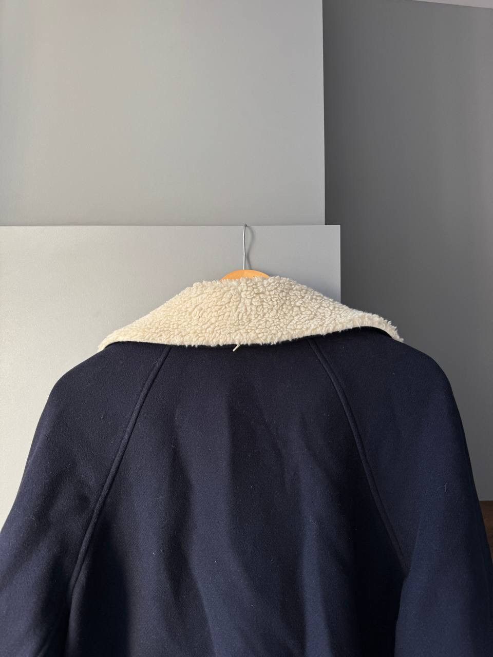 Sezane Sezane Leo Coat wool short in mint Blue SZ36 bust 46in over Size S / US 4 / IT 40 - 7 Thumbnail