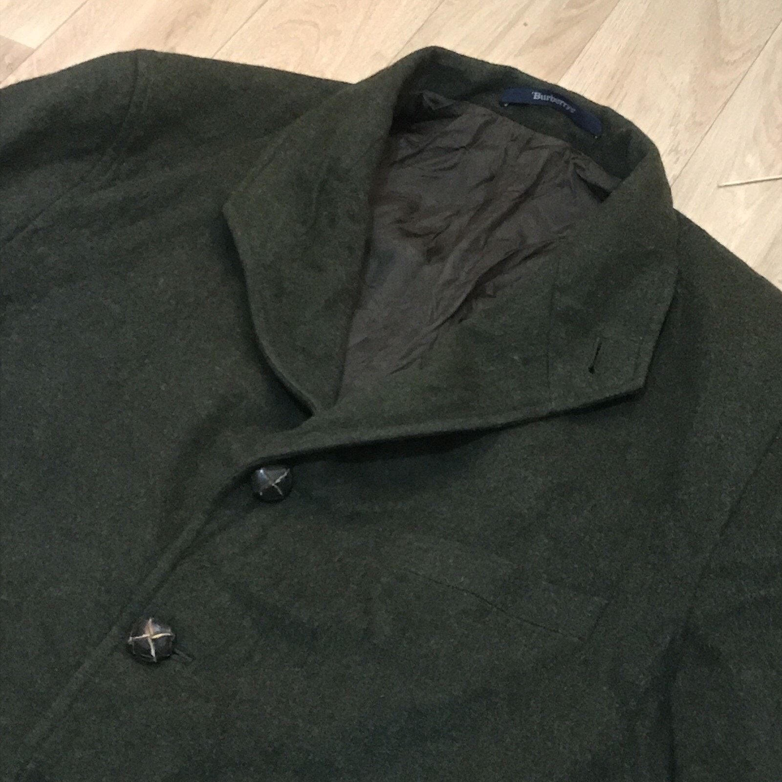 Burberry VINTAGE Burberry coat winter jacket virgin wool alpaca mens Size US L / EU 52-54 / 3 - 5 Thumbnail