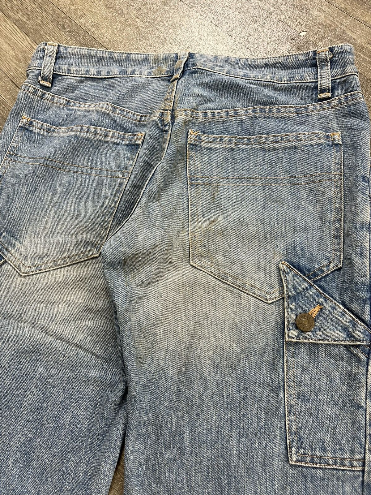 Issey Miyake 2000s Tsumori Chisato Issey Miyake Carpenter Faded Jeans Size US 29 - 13 Thumbnail