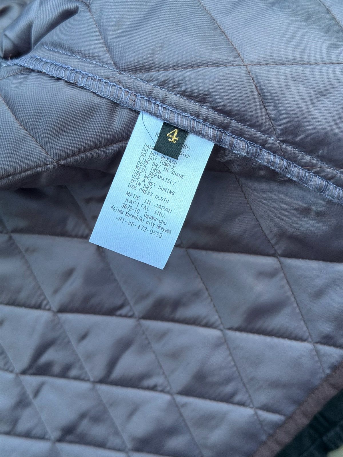 Kapital Kapital 14 oz. Denim Drizzler Anarchy Jacket Size US XL / EU 56 / 4 - 8 Thumbnail