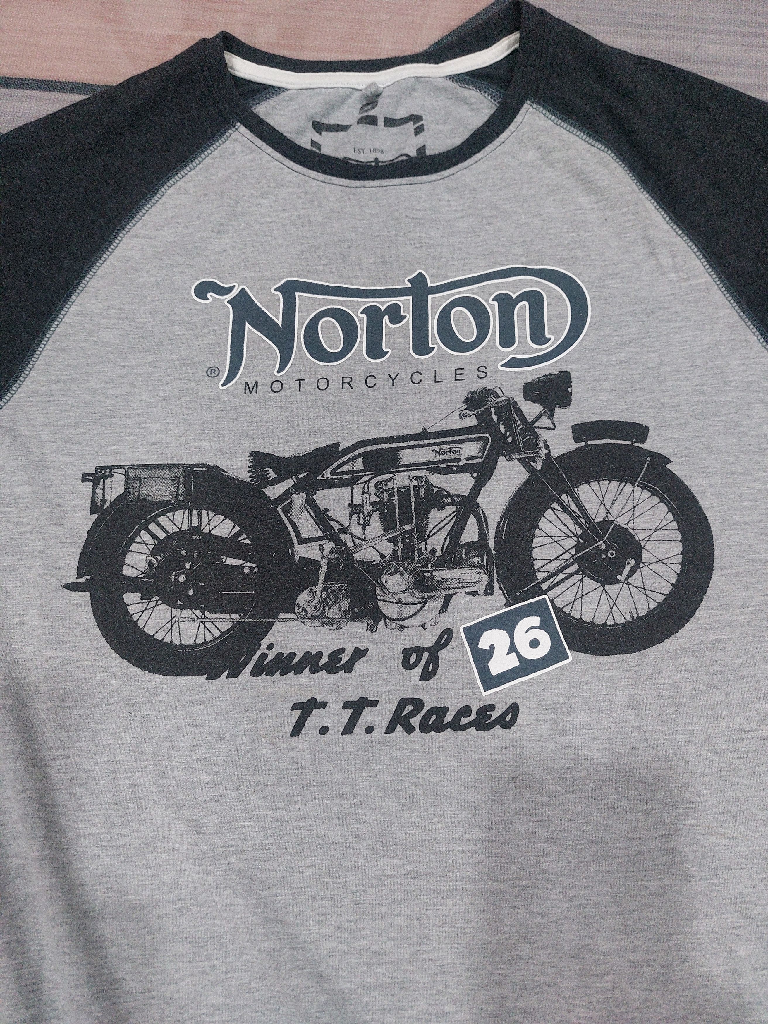 Norton NORTON MOTORCYCLE WINNER OF 26 TT RACE Size US S / EU 44-46 / 1 - 5 Thumbnail