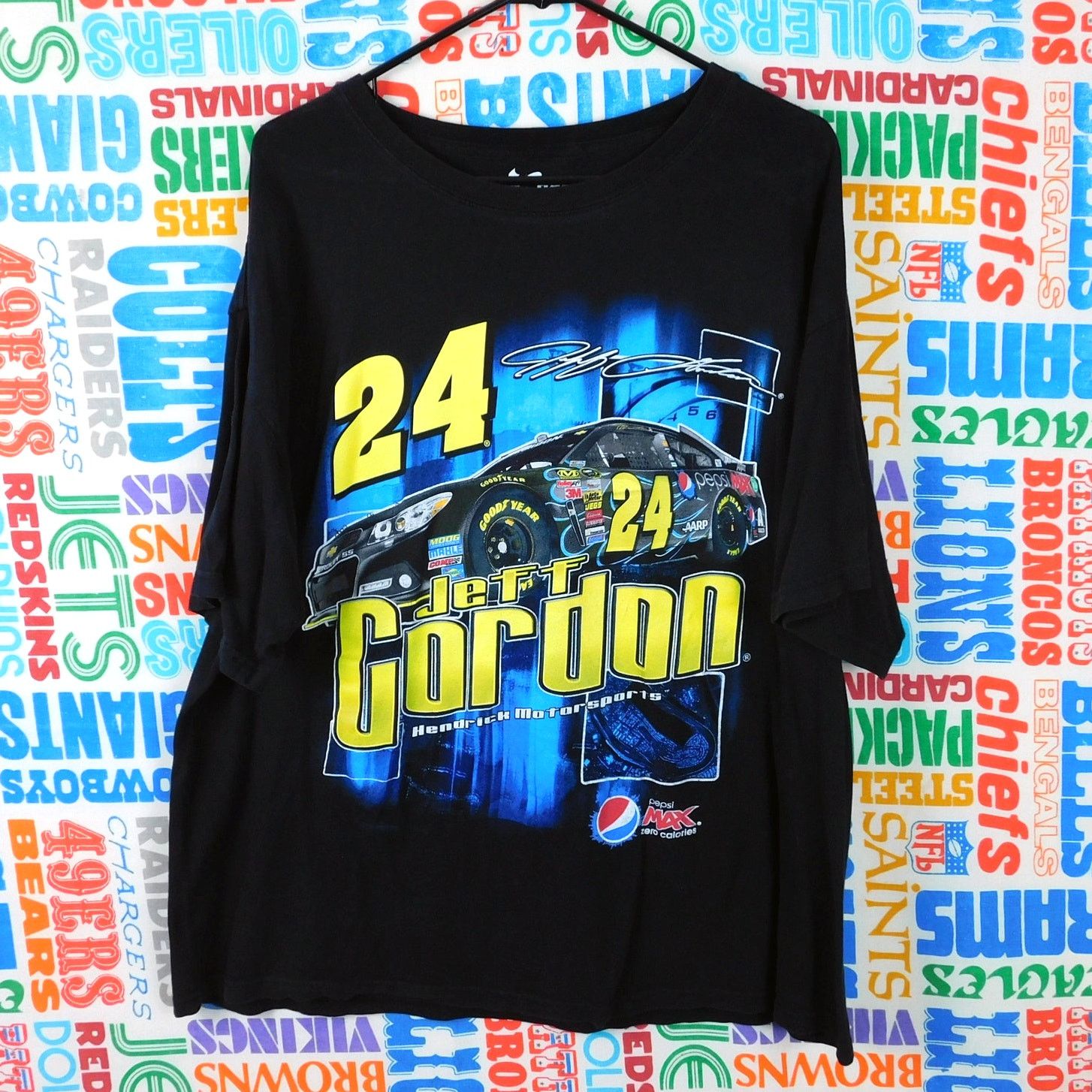 Chase Authentics Jeff Gordon Pespsi Max T Shirt Size XL Double Sided Graphics Size US XL / EU 56 / 4 - 1 Thumbnail