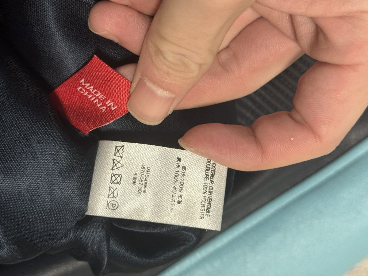 Supreme Supreme studded arc logo leather jacket White blue Size US M / EU 48-50 / 2 - 7 Thumbnail